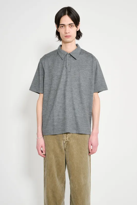 Lady White Co. Summer Wool Polo Grey made by Lady White Co.