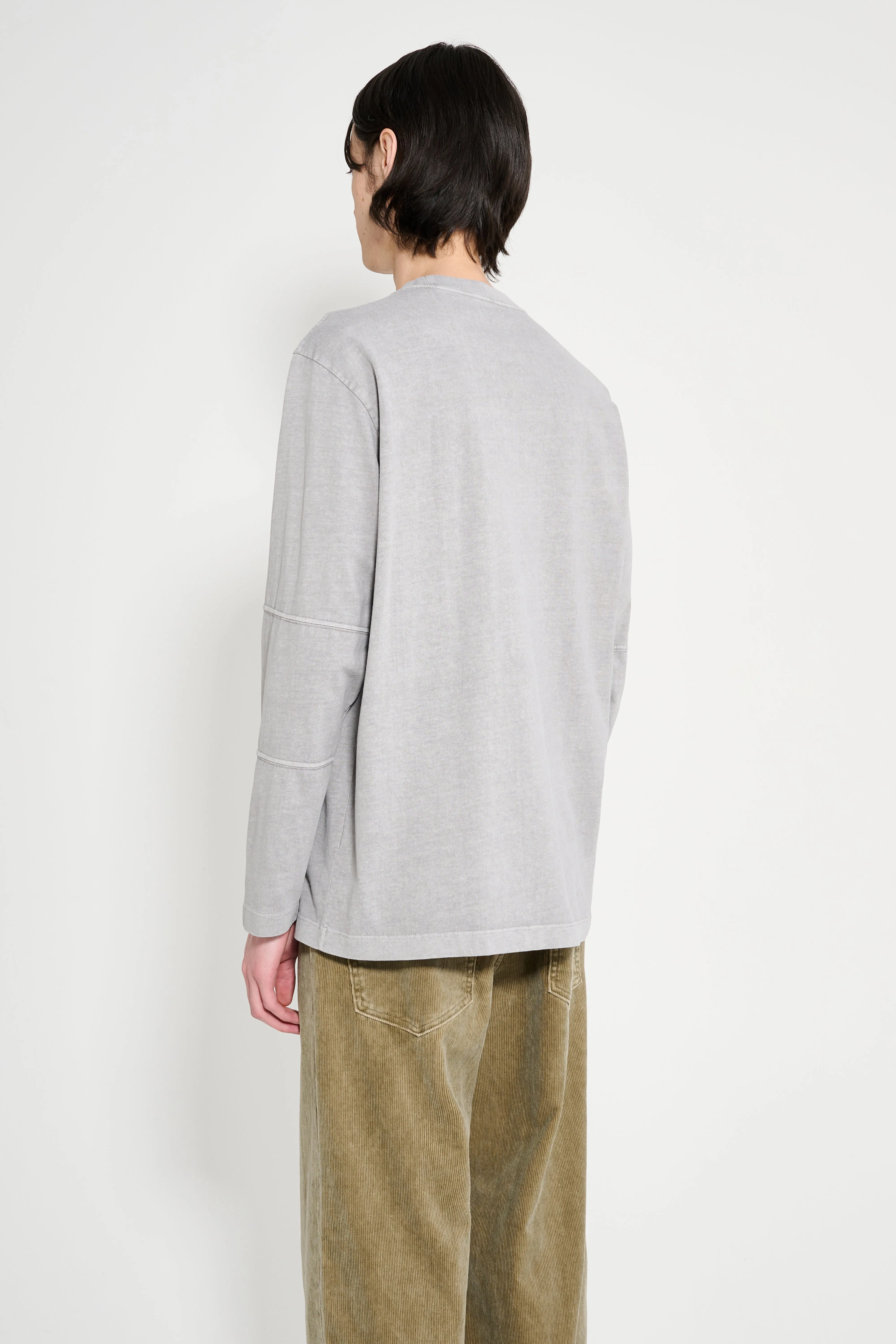 Lady White Co. Tripanel LS T-shirt Pigment Chalk sold by Tres Bien product image thumbnail 3