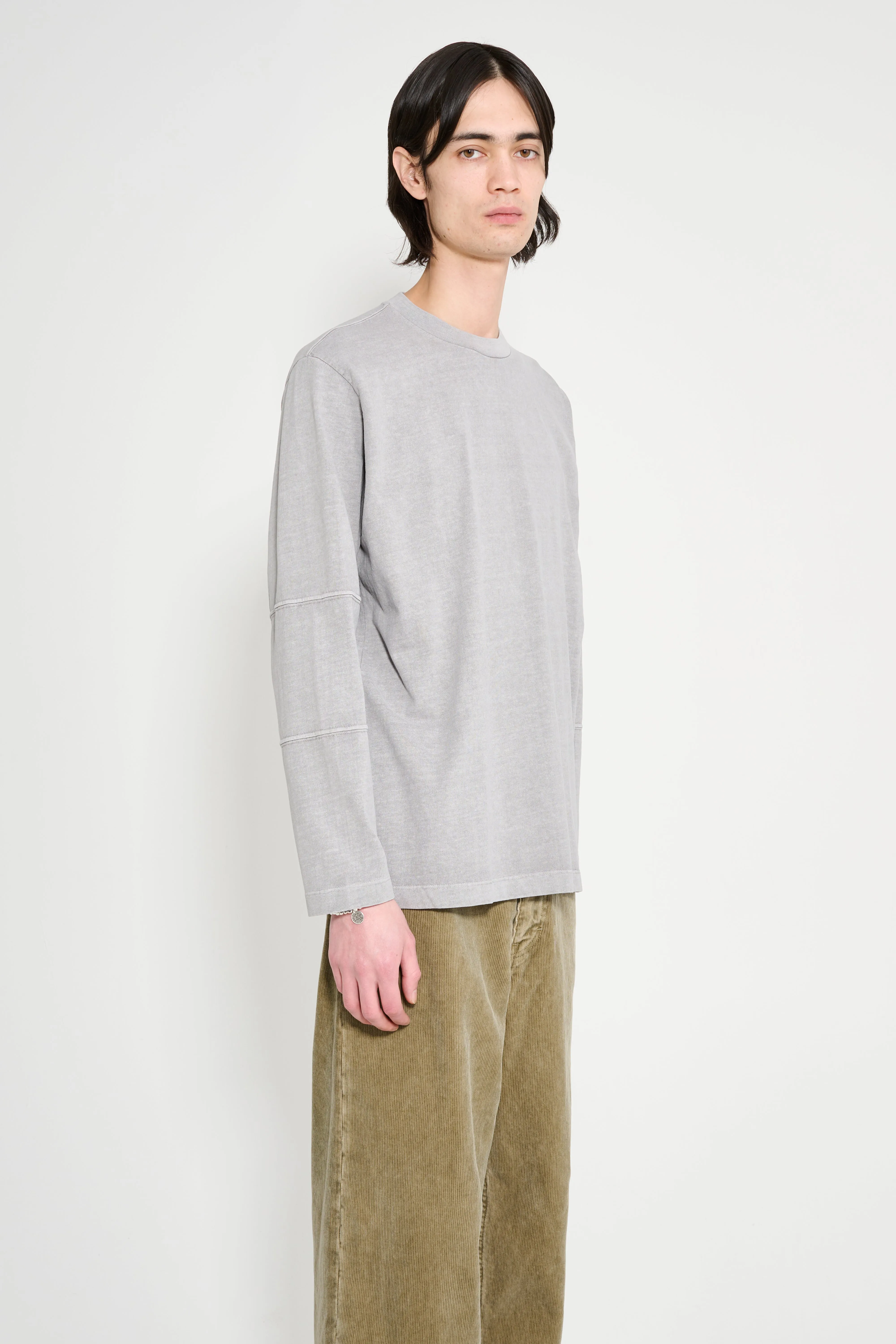 Lady White Co. Tripanel LS T-shirt Pigment Chalk sold by Tres Bien product image thumbnail 4