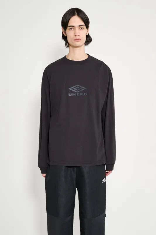 Umbro OG Logo LS Shirt Washed Black sold by Tres Bien
