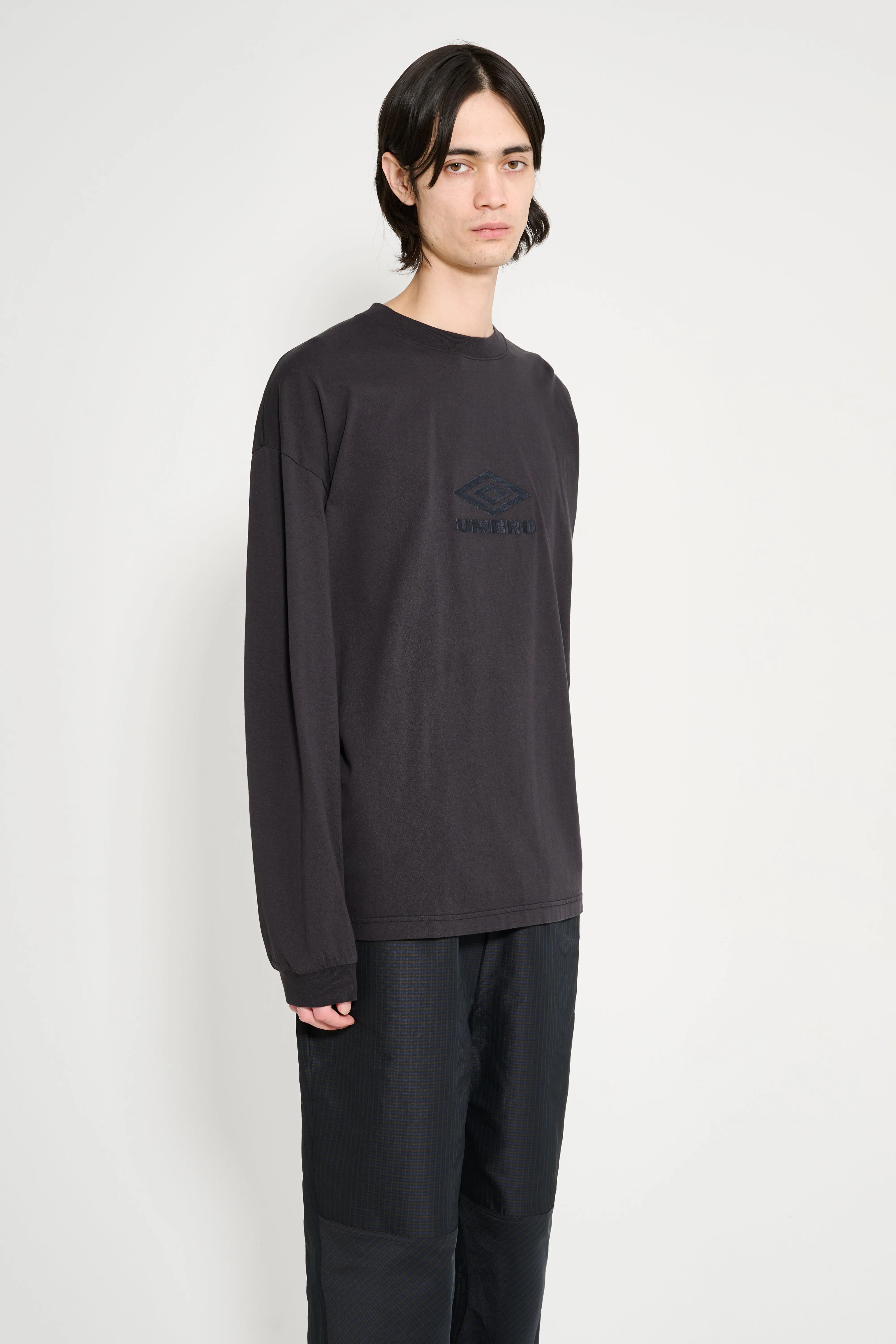 Umbro OG Logo LS Shirt Washed Black sold by Tres Bien product image thumbnail 4