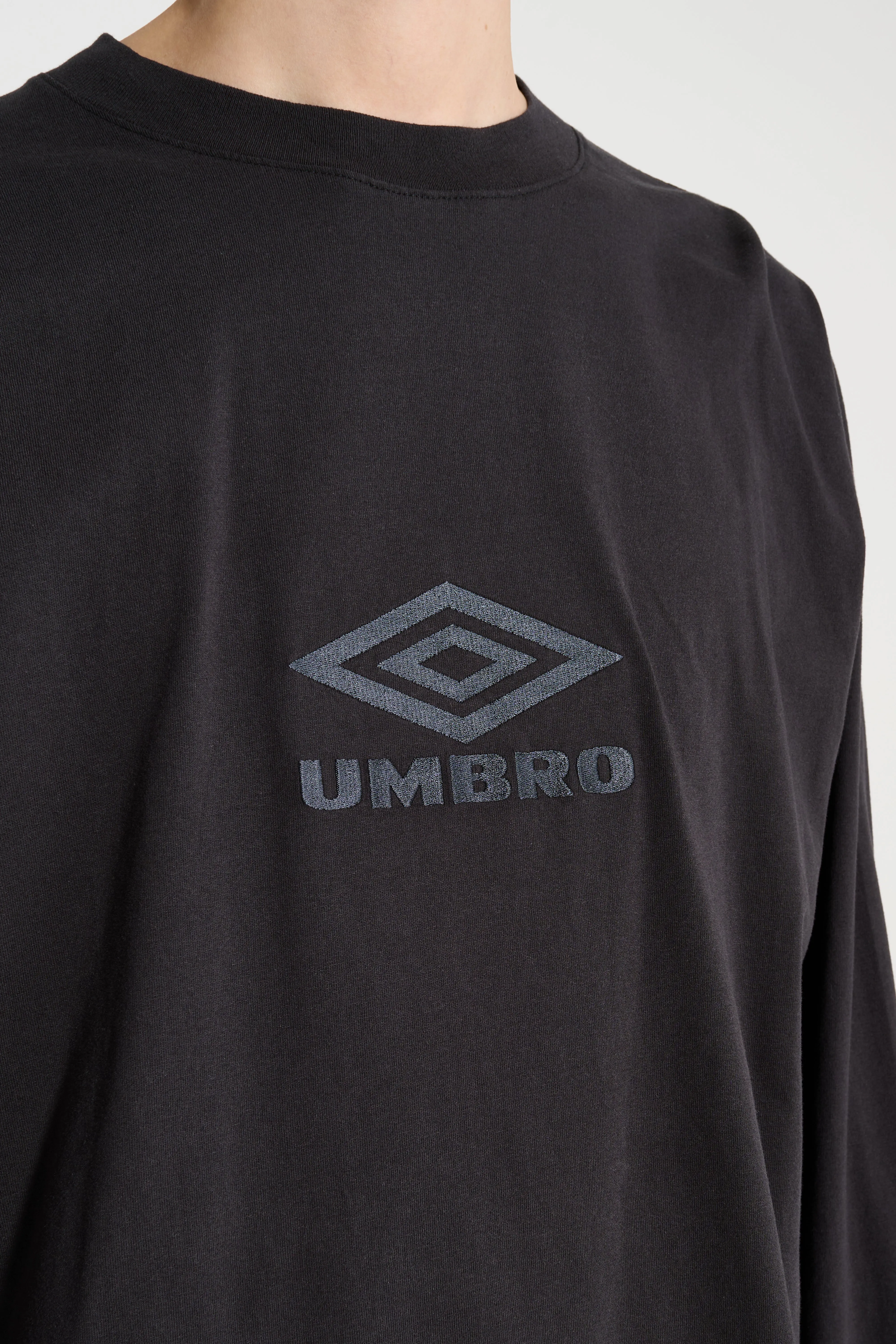 Umbro OG Logo LS Shirt Washed Black sold by Tres Bien product image thumbnail 5