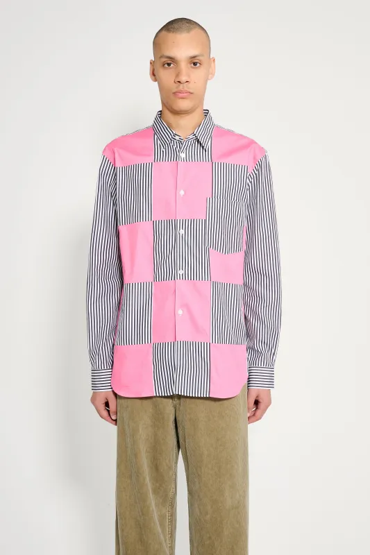 Comme des Garçons Homme Plus Shirt White / Black / Pink sold by Tres Bien