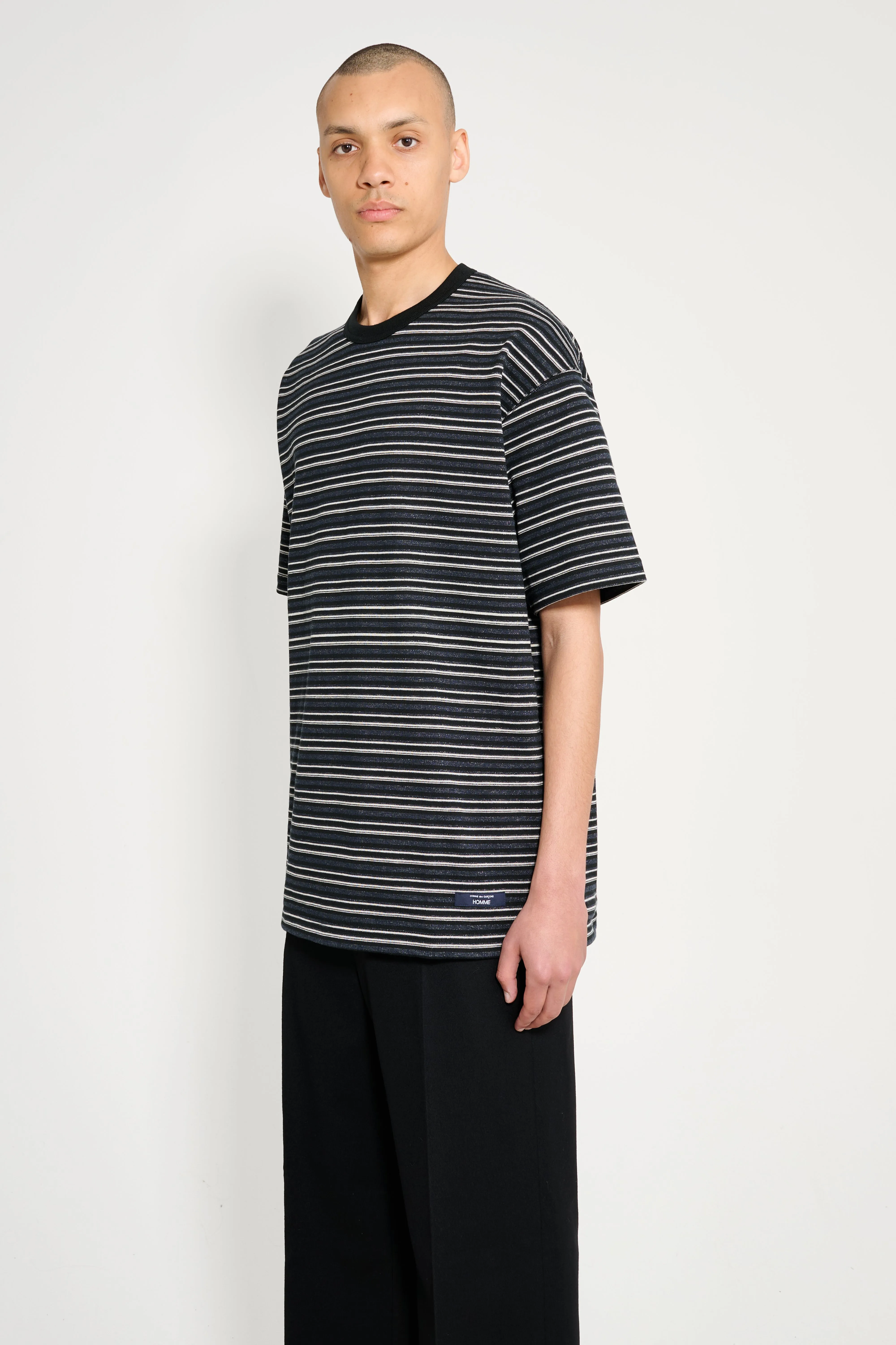 Comme des Garçons Homme Cotton T-shirt Black sold by Tres Bien product image thumbnail 2