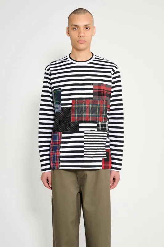 Junya Watanabe MAN T-shirt White / Black made by Comme des Garcons
