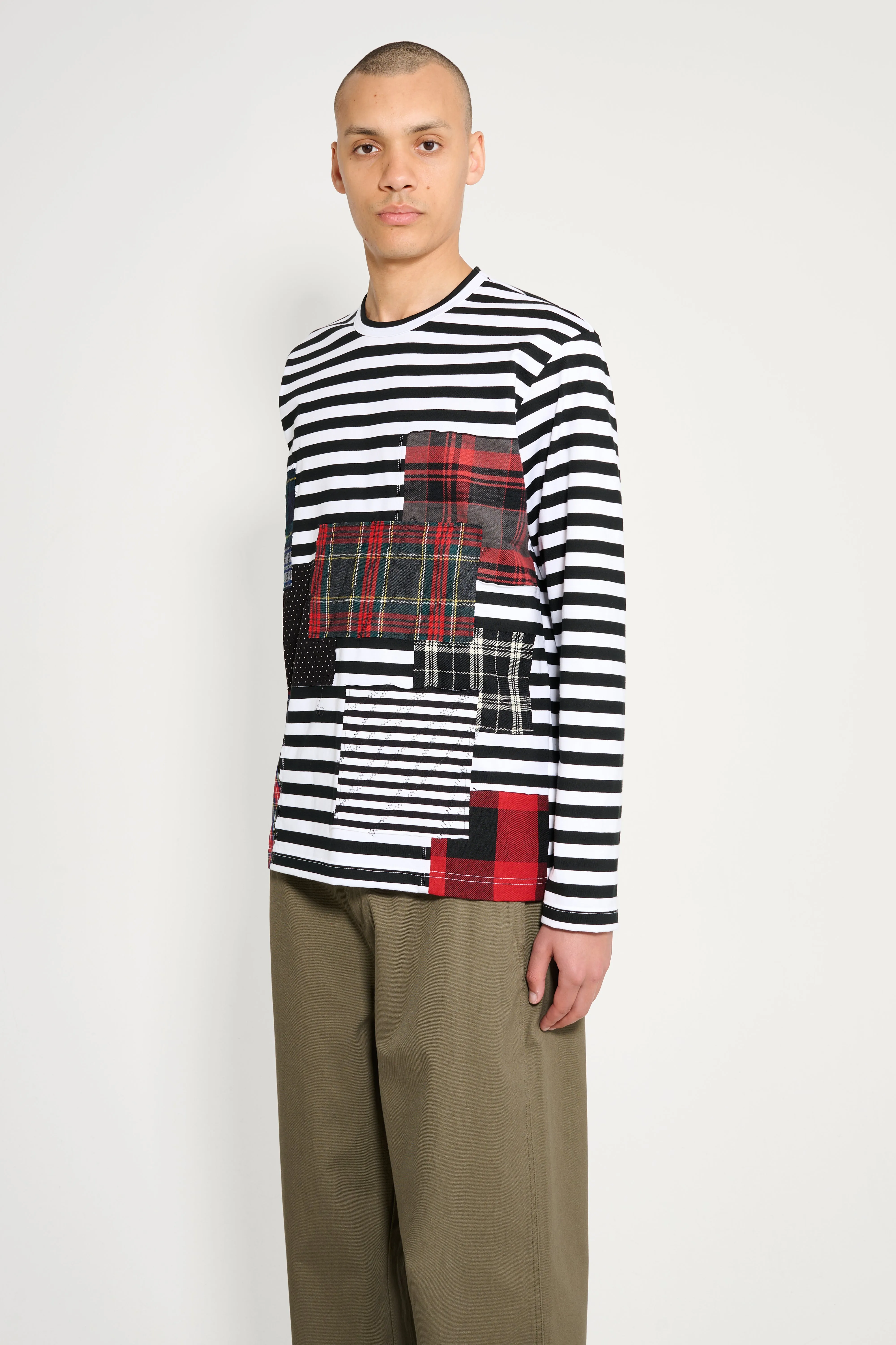 Junya Watanabe MAN T-shirt White / Black sold by Tres Bien product image thumbnail 2