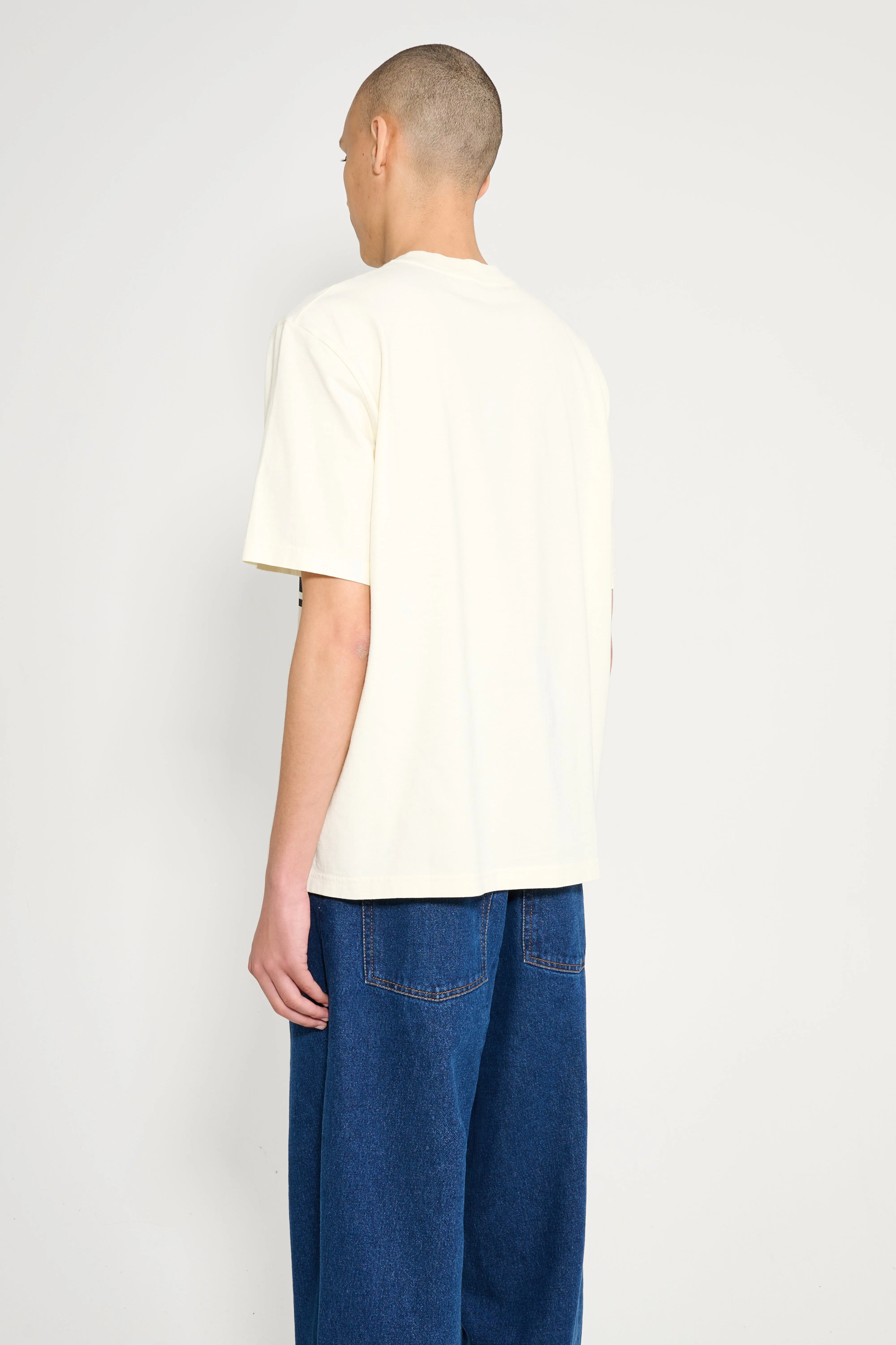 Stone Island Marina T-shirt Ivory sold by Tres Bien product image thumbnail 3