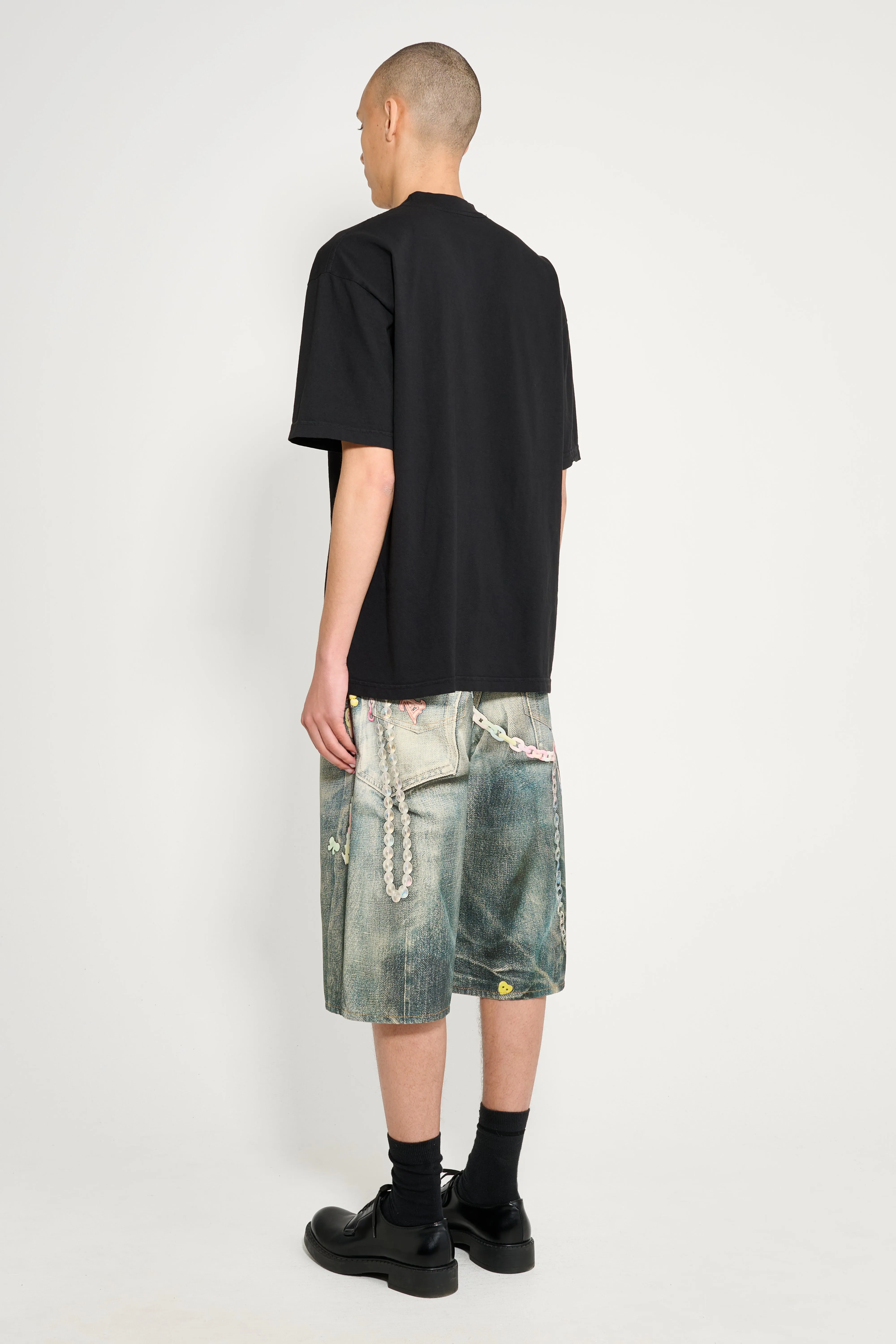 Acne Studios Kawaii Keychains Denim Shorts Mid Blue sold by Tres Bien product image thumbnail 5