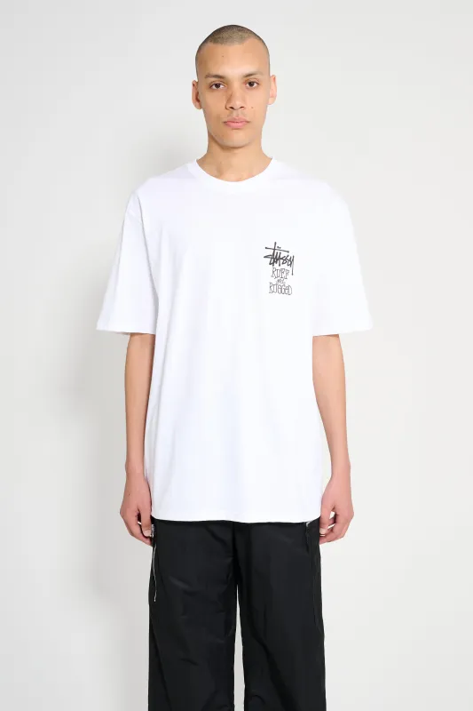 Stüssy Well Suited Tee White sold by Tres Bien