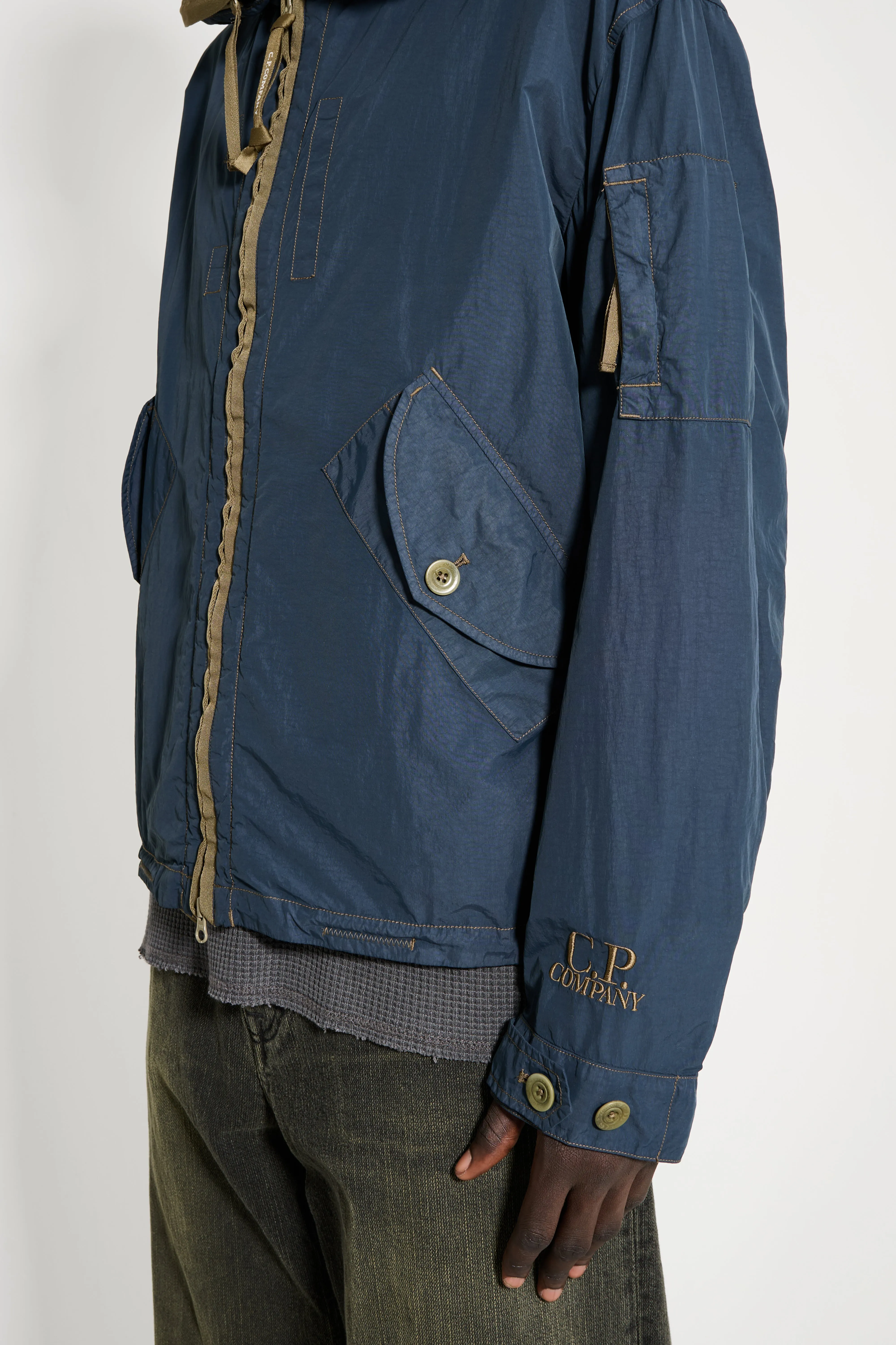 C.P. Company Hooded Jacket India Ink sold by Tres Bien product image thumbnail 5