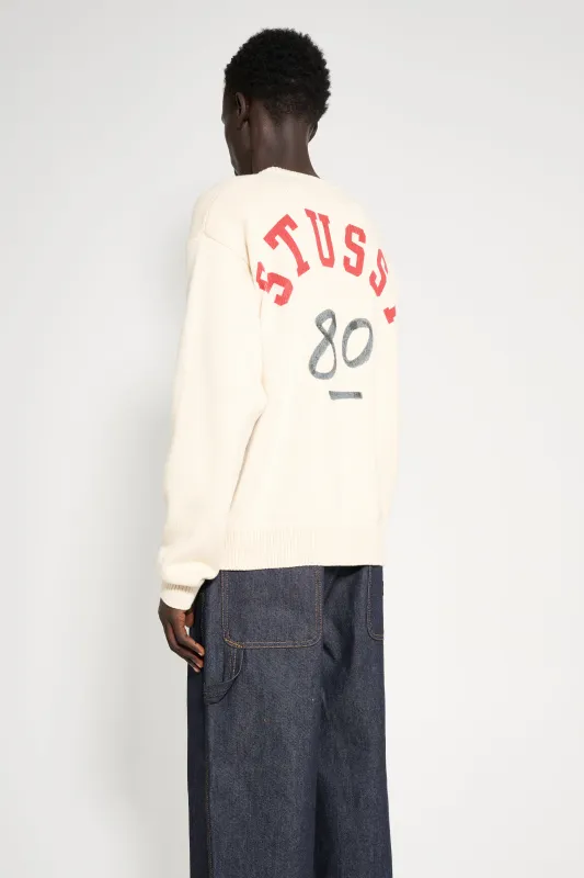 Stüssy Handwritten Sweater Natural sold by Tres Bien