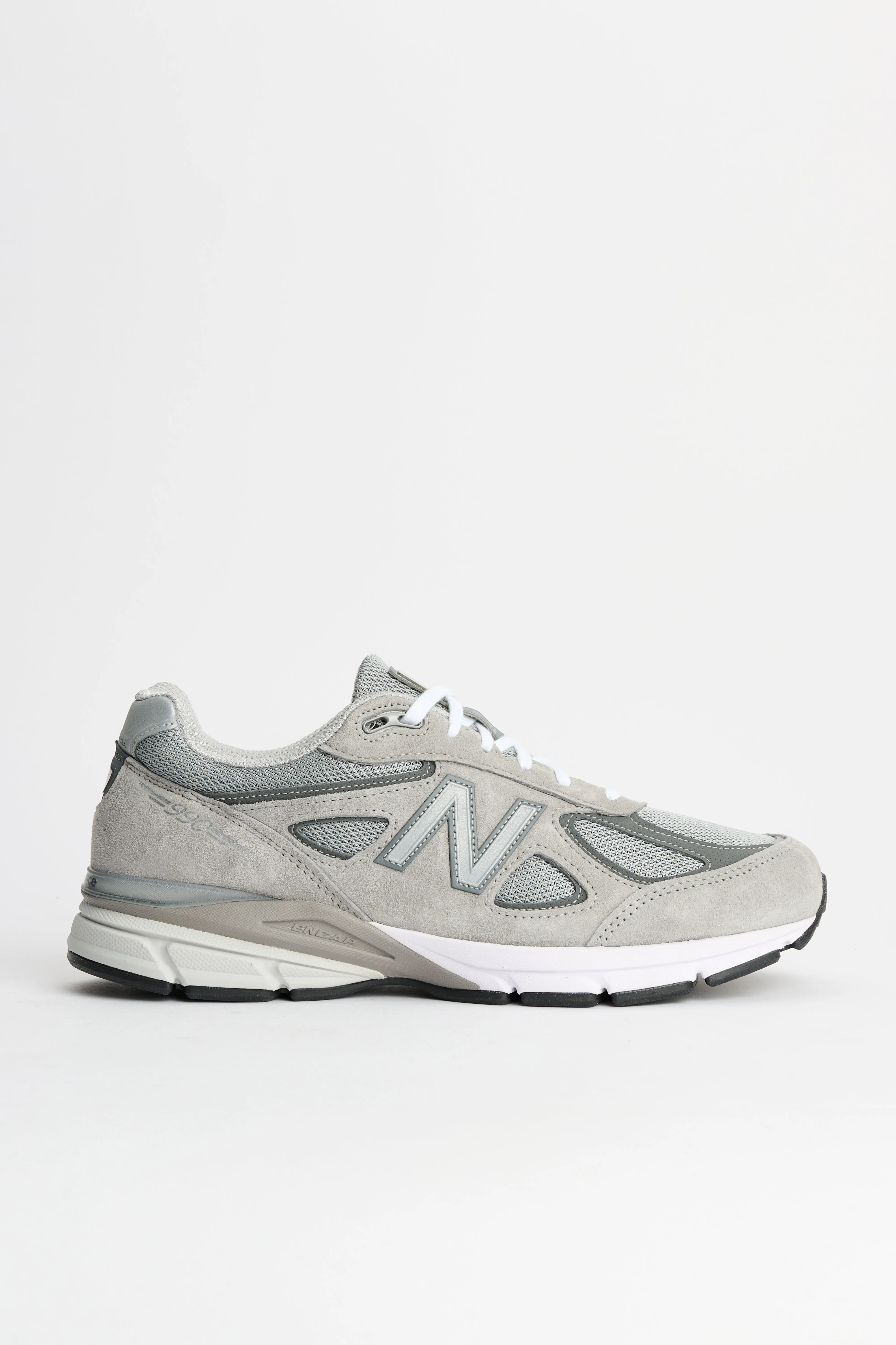 New Balance Made in USA 990v4 Grey / Silver sold by Tres Bien