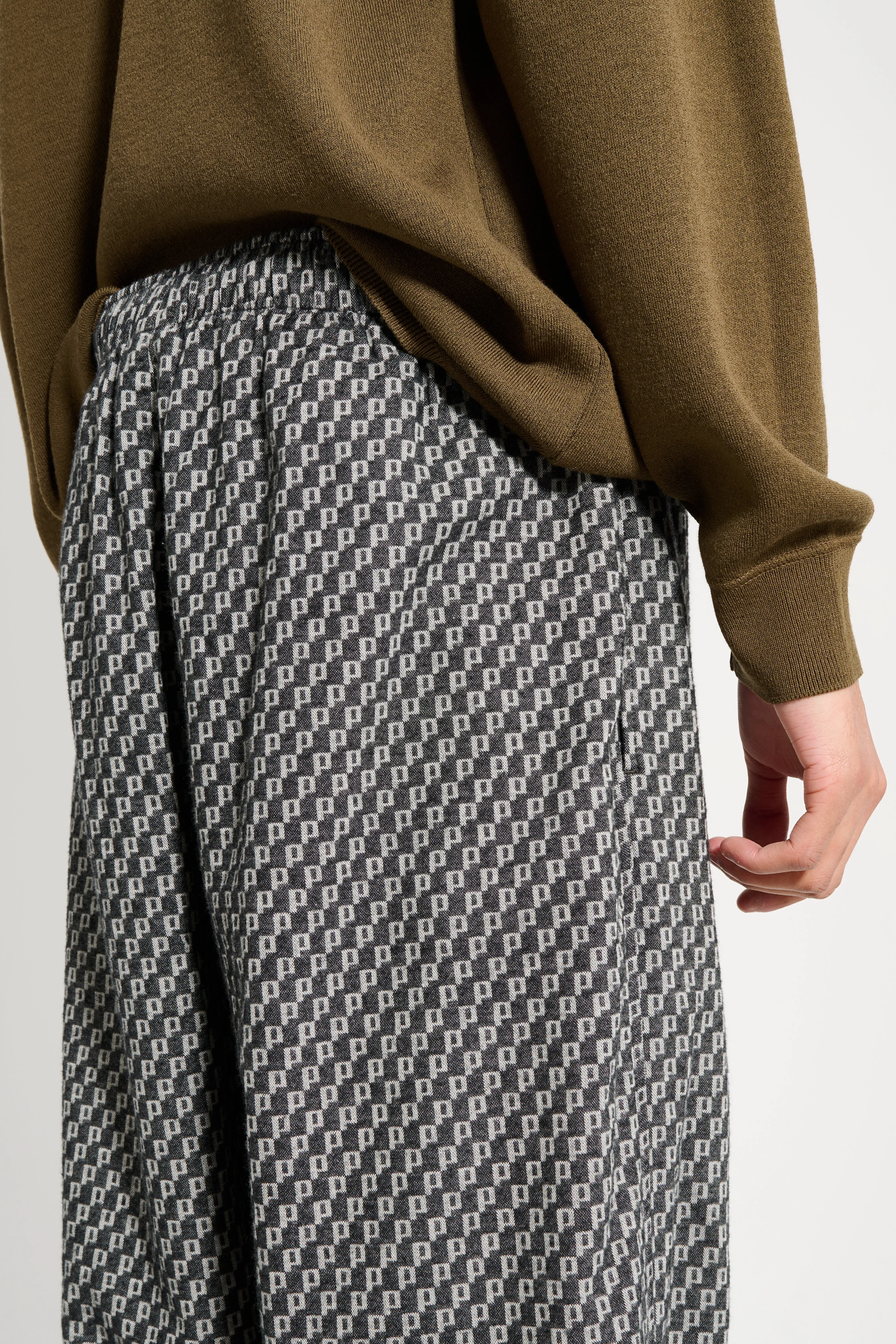 Polar Skate Co. Pyjama Pants P Pattern Black / White sold by Tres Bien product image thumbnail 5