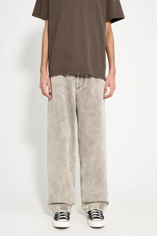 Polar Skate Co. Big Boy Pants Acid Beige made by Tres Bien