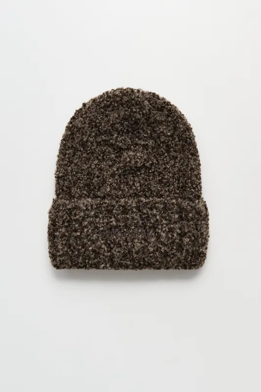 Polar Skate Co. Fluff Beanie Brown sold by Tres Bien