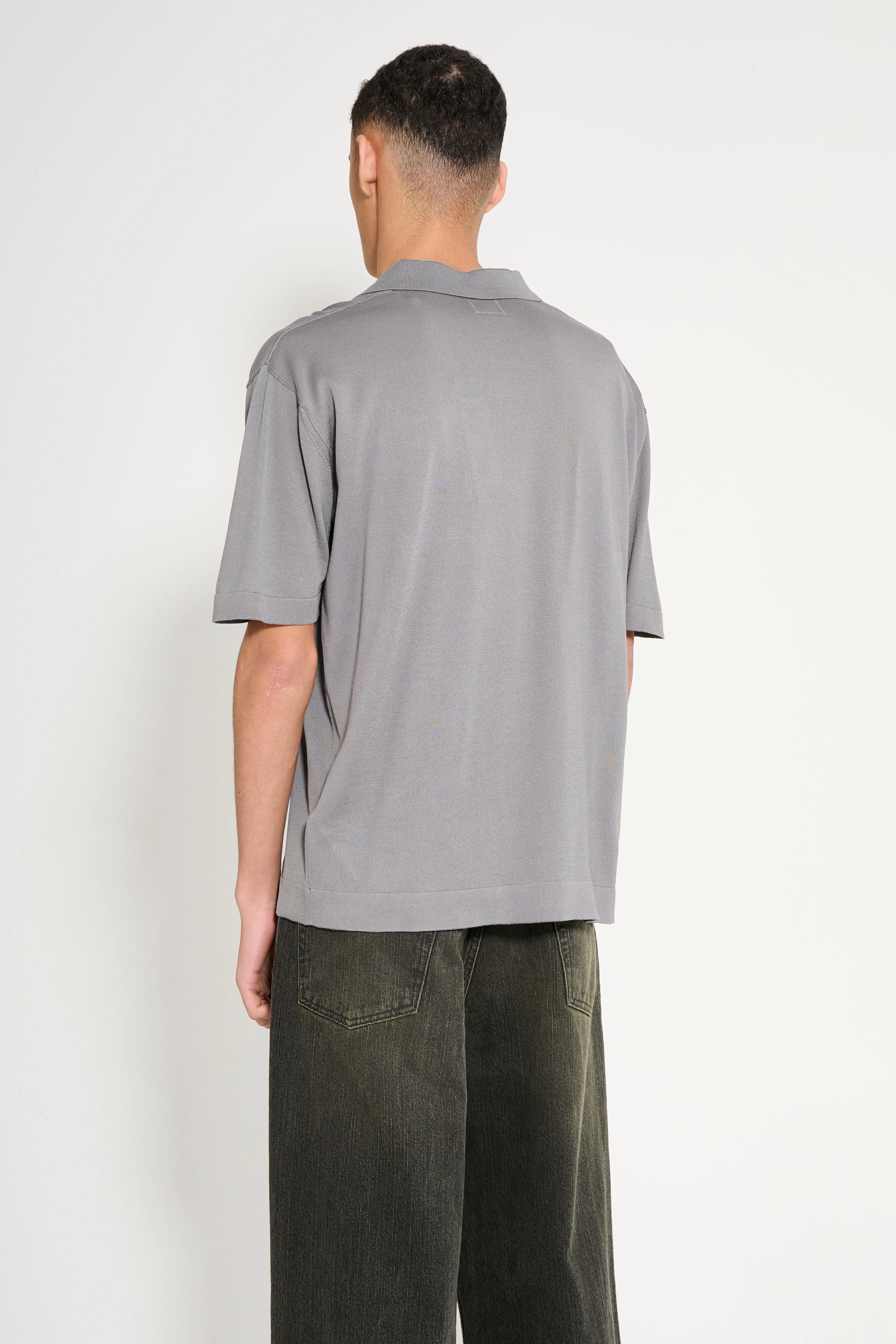 C.P. Company Polo Knit Smoked Pearl sold by Tres Bien product image thumbnail 3