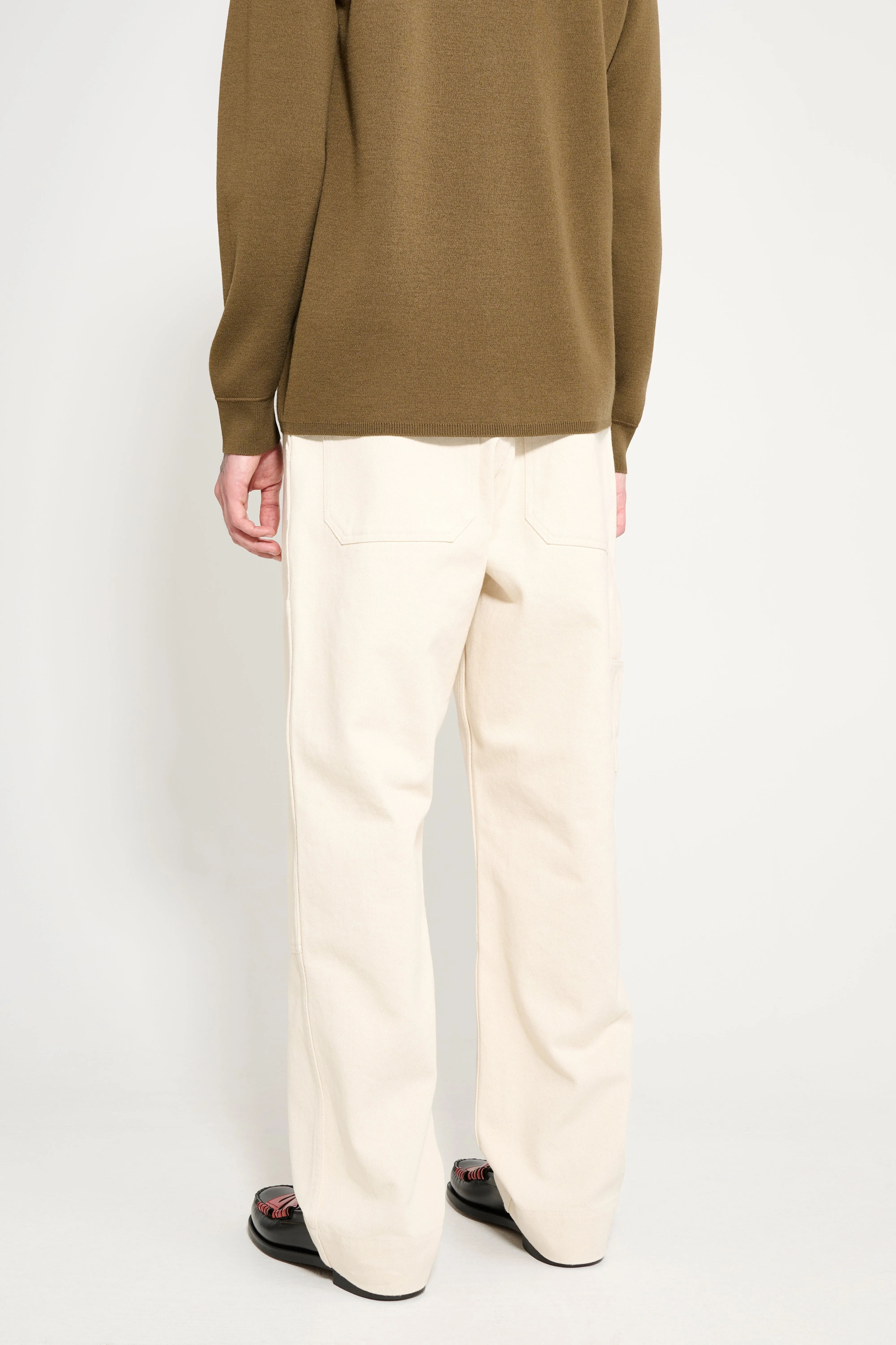 Margaret Howell MHL Tool Pocket Trouser Natural Cotton Denim sold by Tres Bien product image thumbnail 2