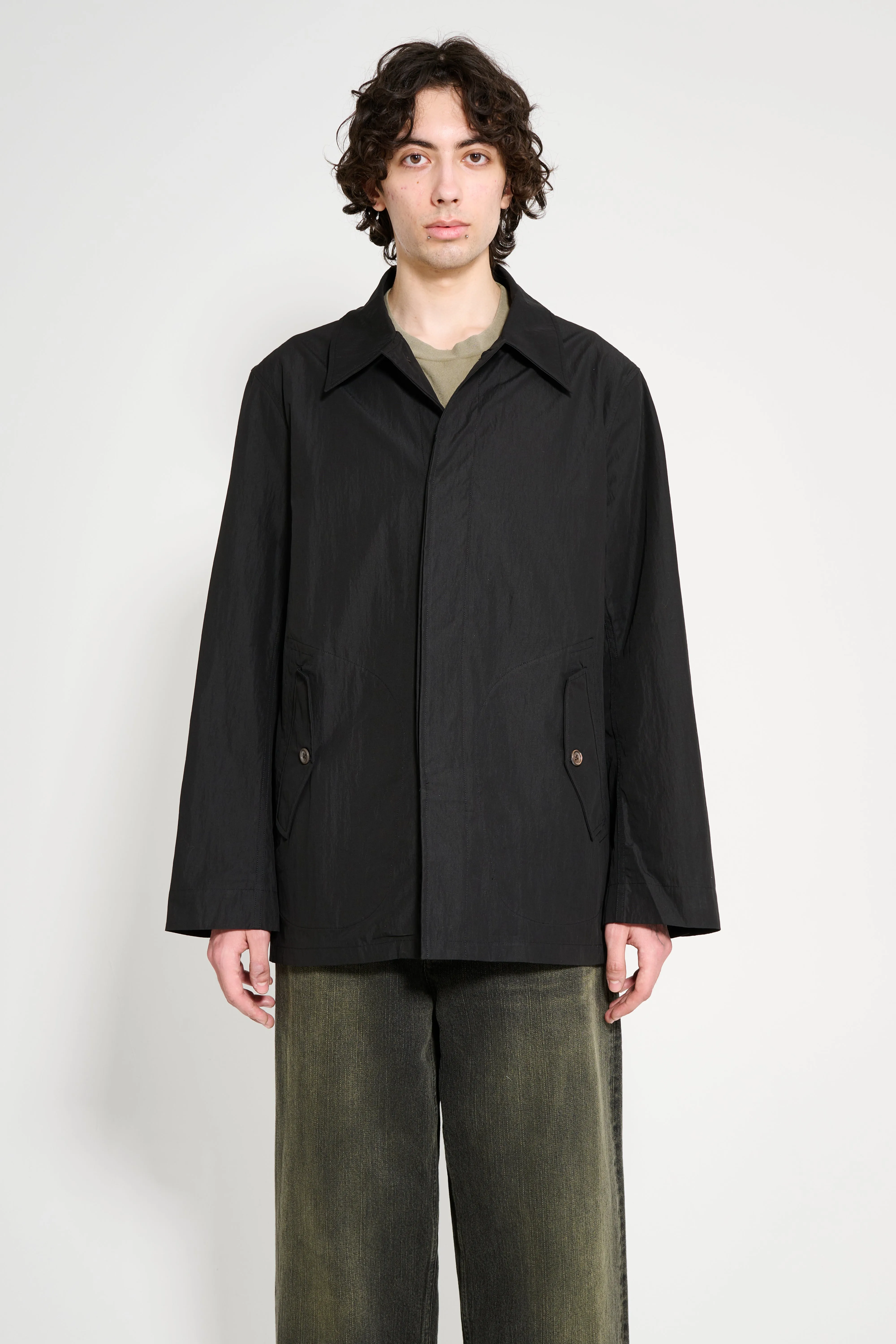 Our Legacy Lead Jacket Black Hiking Cotton sold by Tres Bien