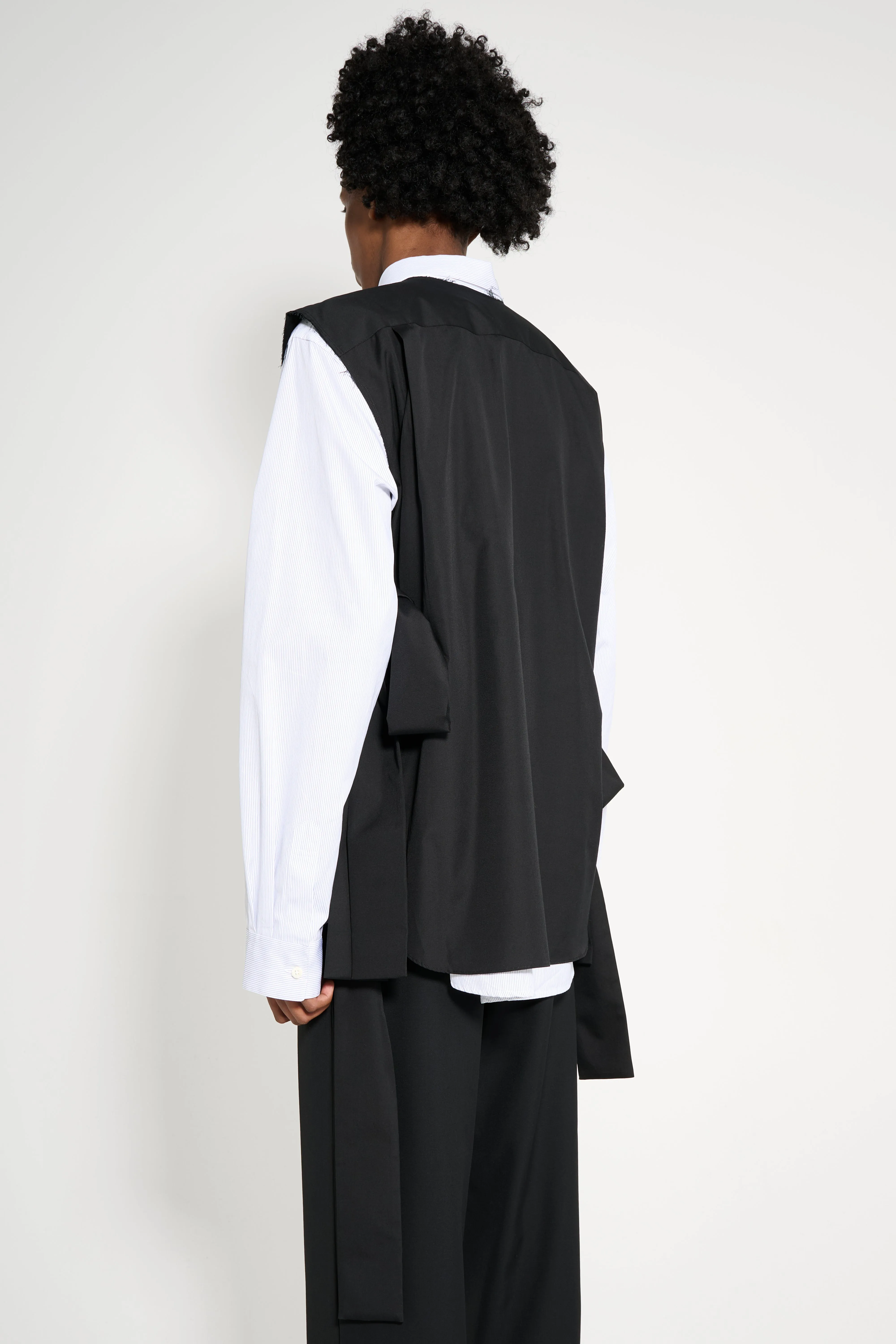 Comme des Garçons Homme Plus Sleeveless Shirt Black sold by Tres Bien product image thumbnail 4