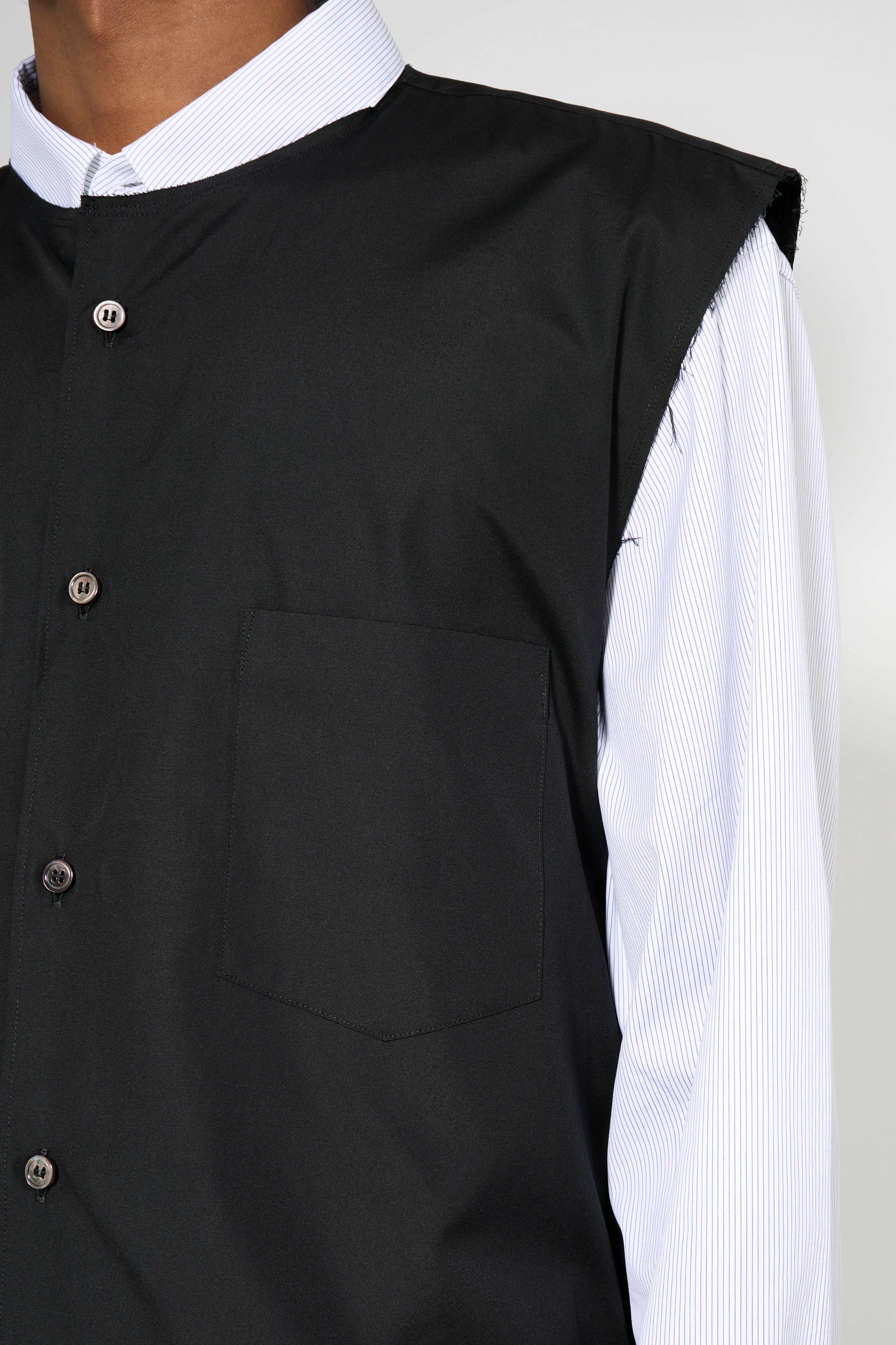 Comme des Garçons Homme Plus Sleeveless Shirt Black sold by Tres Bien product image thumbnail 5