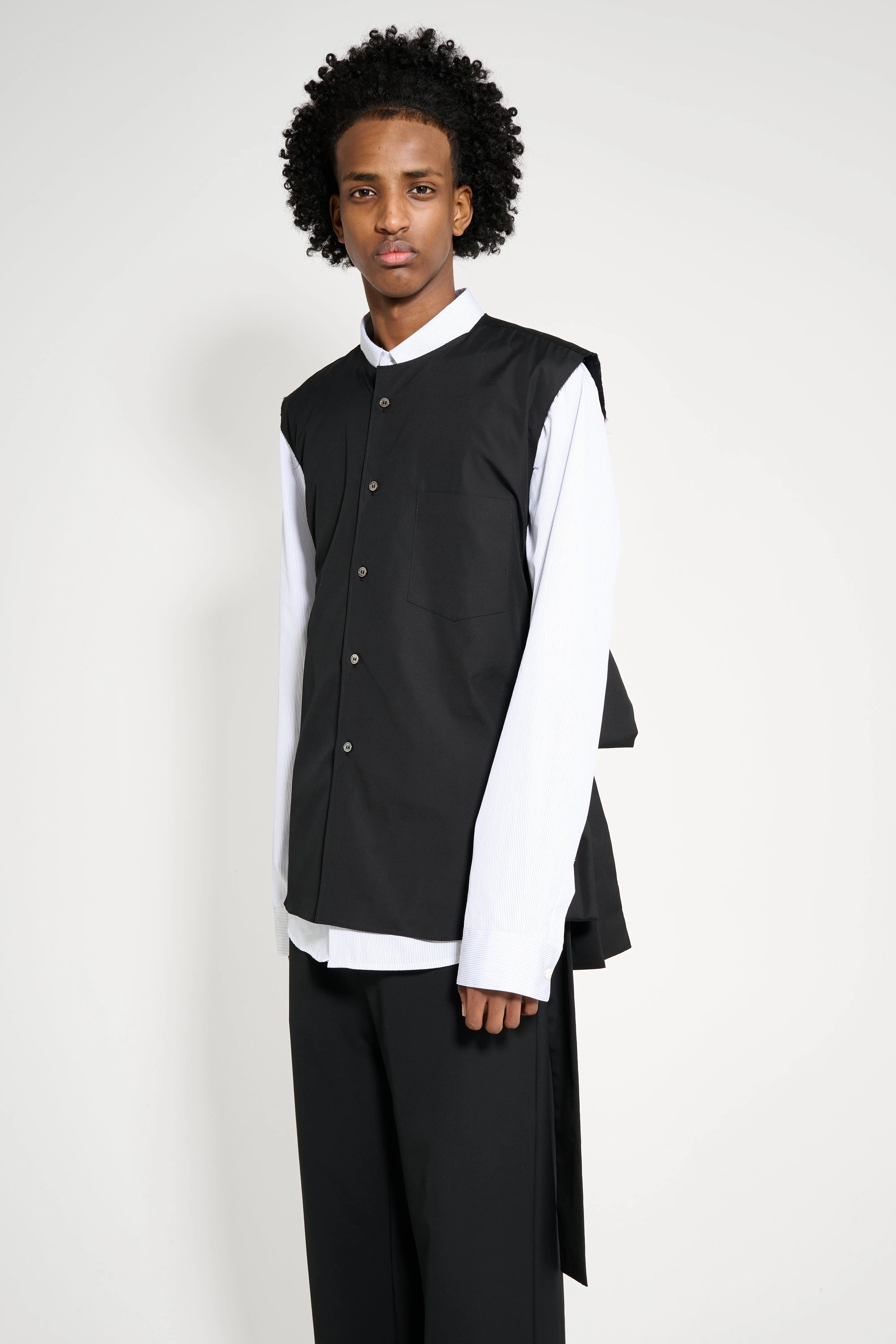 Comme des Garçons Homme Plus Sleeveless Shirt Black sold by Tres Bien product image thumbnail 2