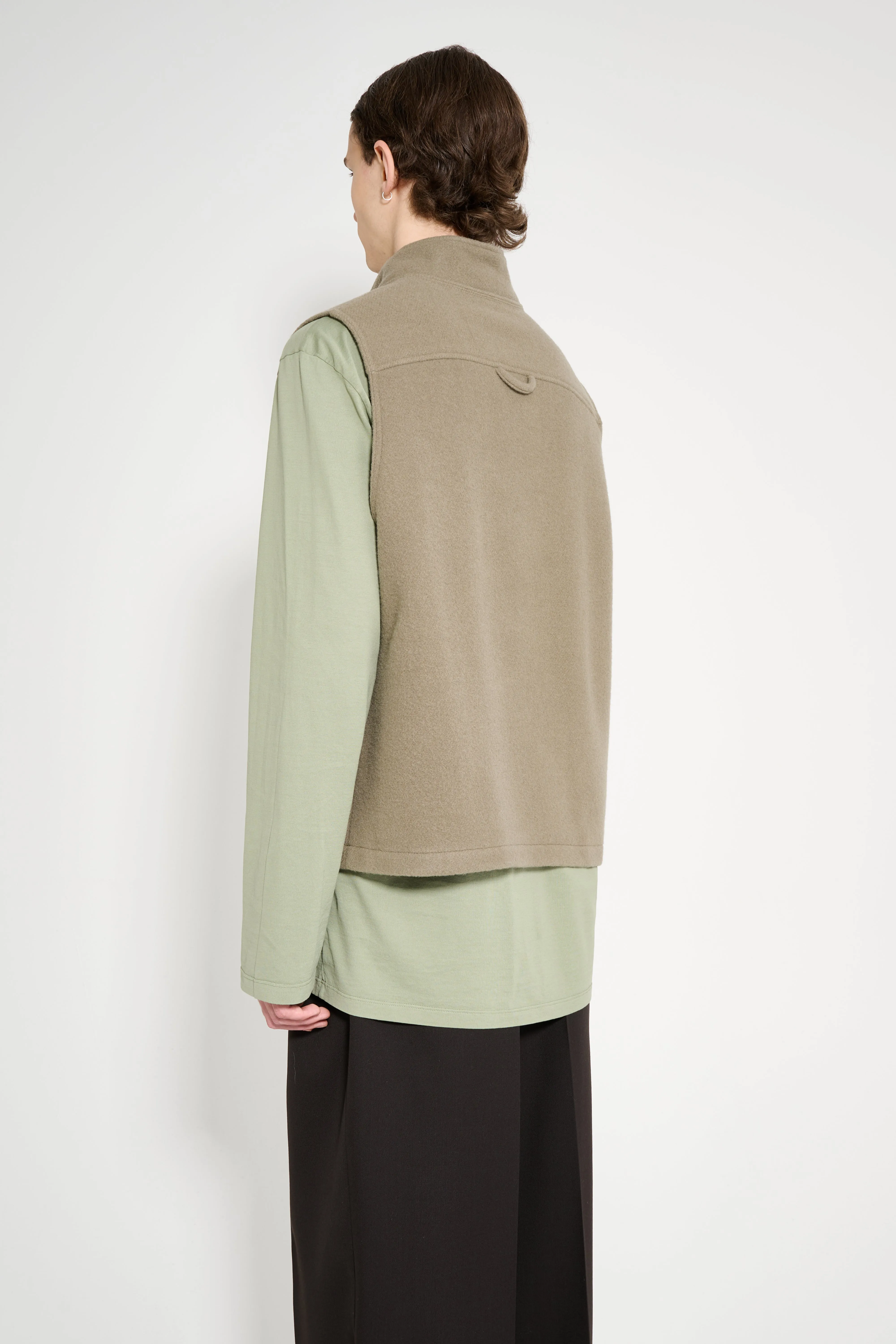 RIER Fleece Gilet City Argile sold by Tres Bien product image thumbnail 4