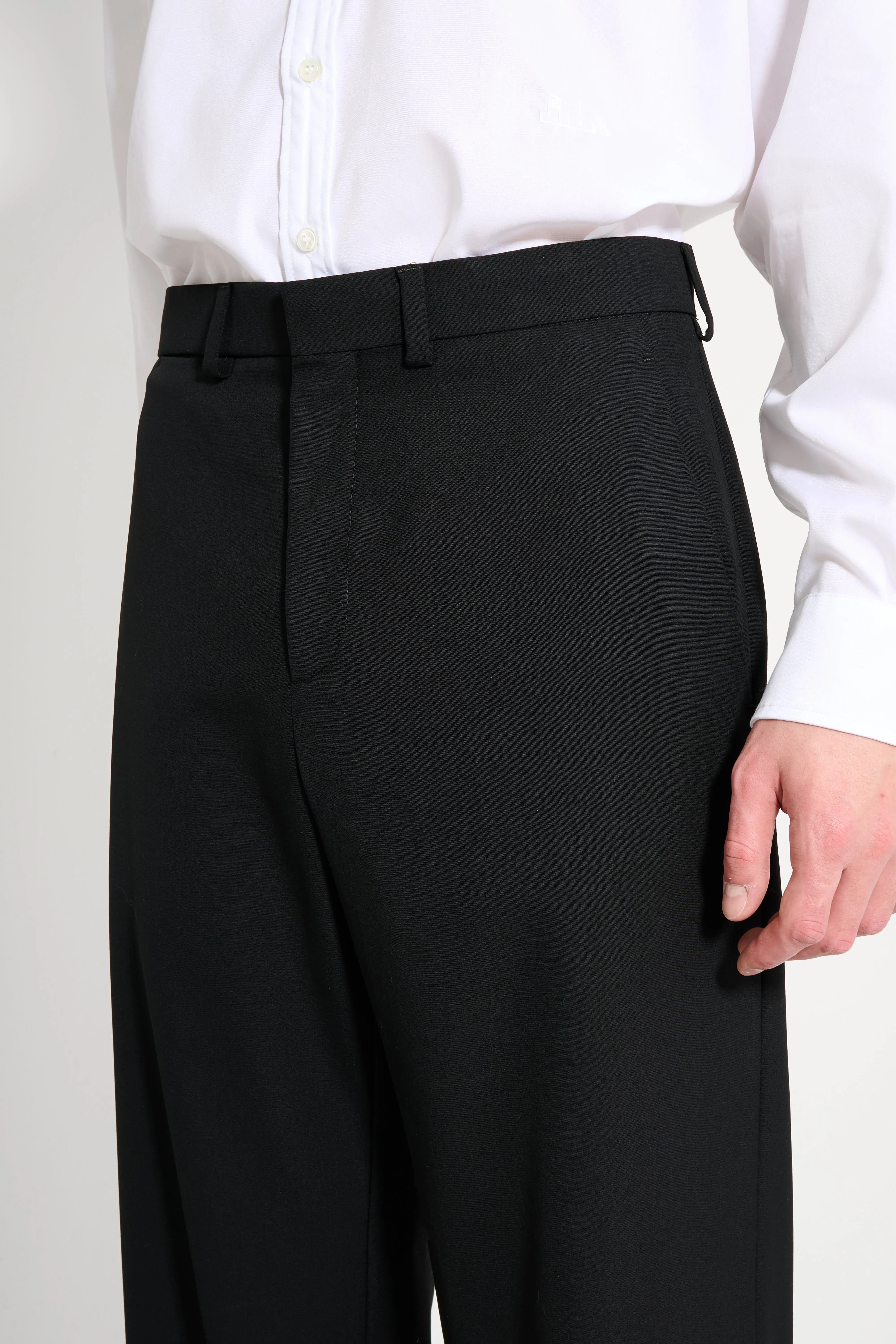 RIER Popeline Wool Trousers Black sold by Tres Bien product image thumbnail 4