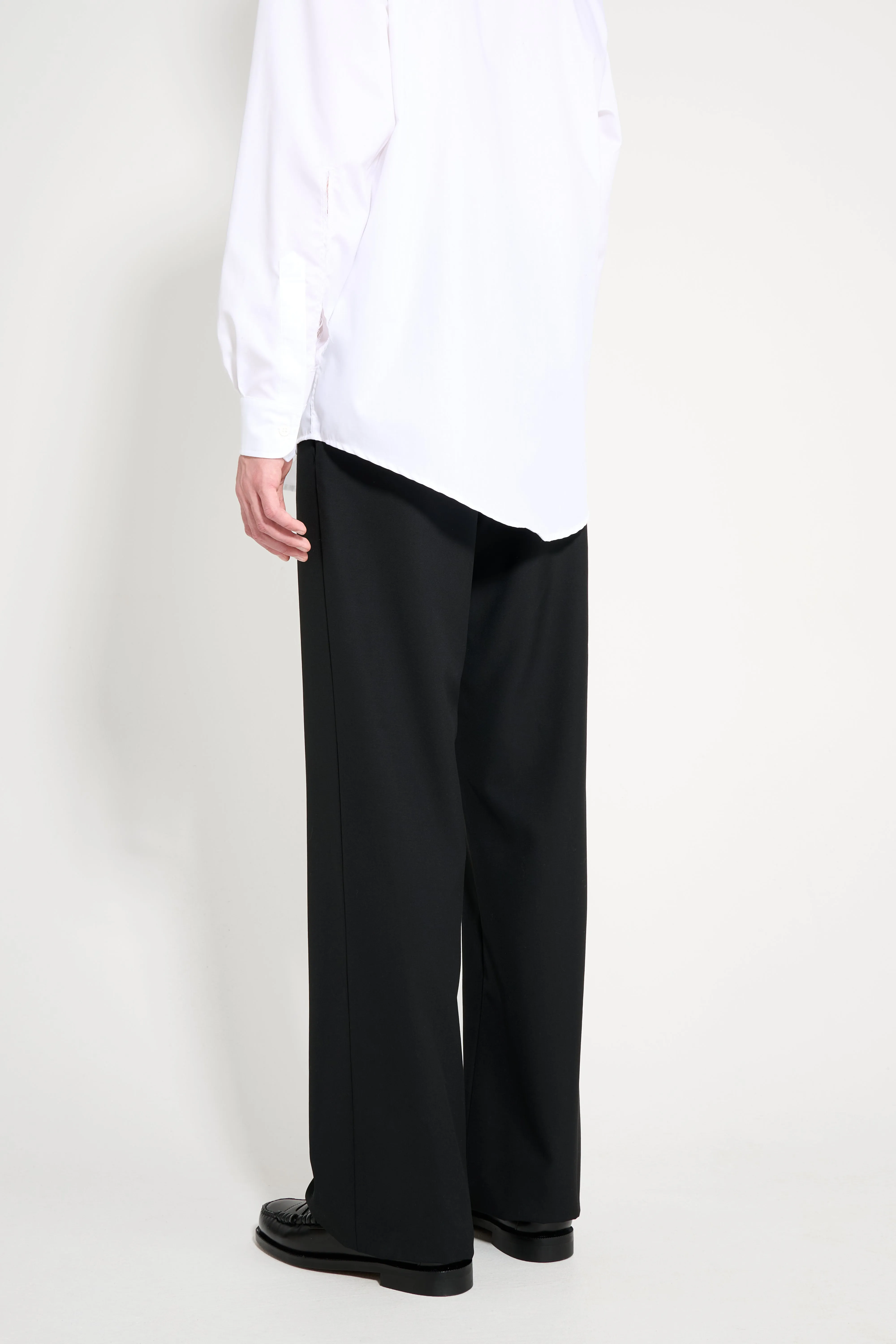RIER Popeline Wool Trousers Black sold by Tres Bien product image thumbnail 3