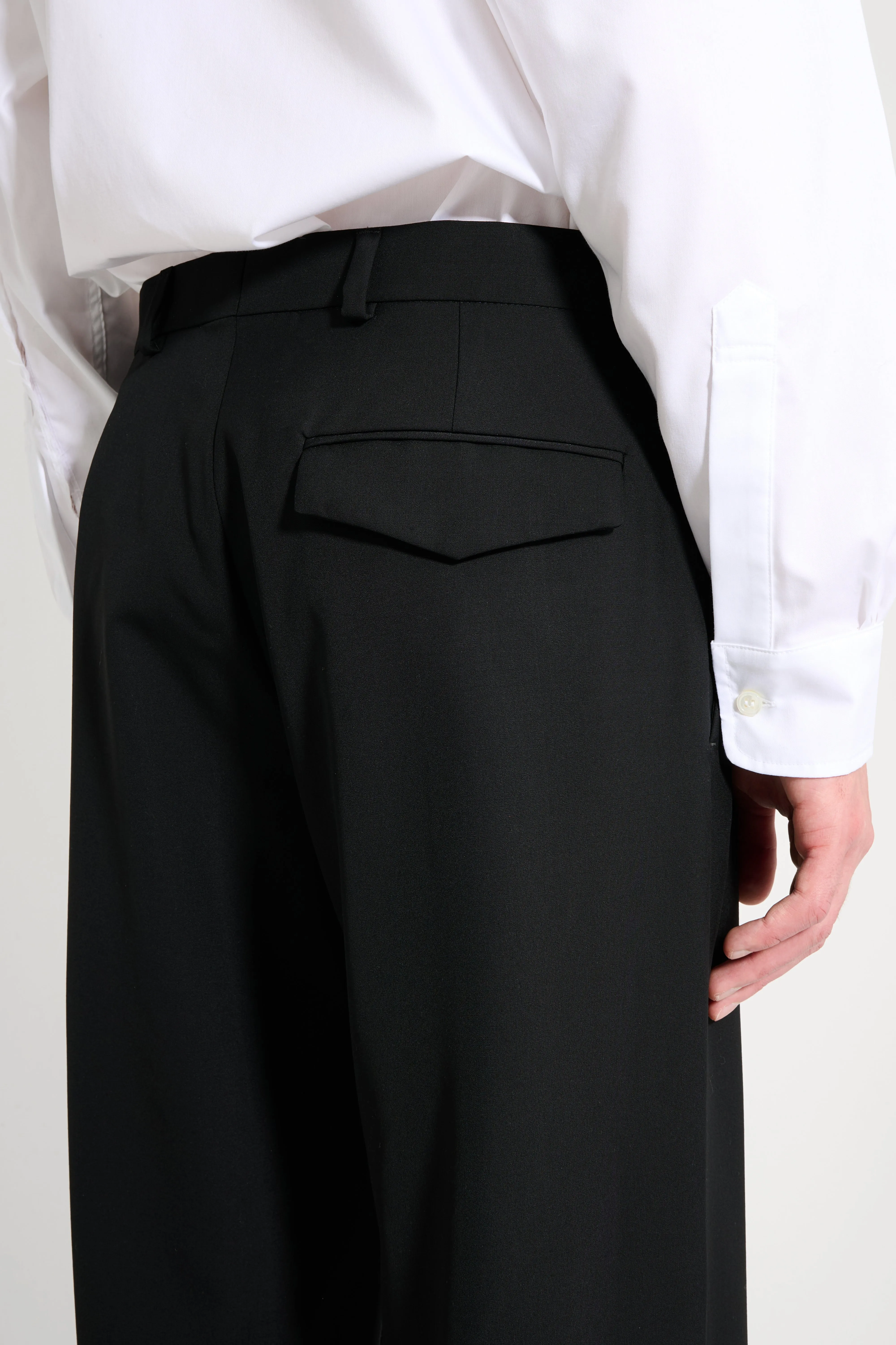 RIER Popeline Wool Trousers Black sold by Tres Bien product image thumbnail 5