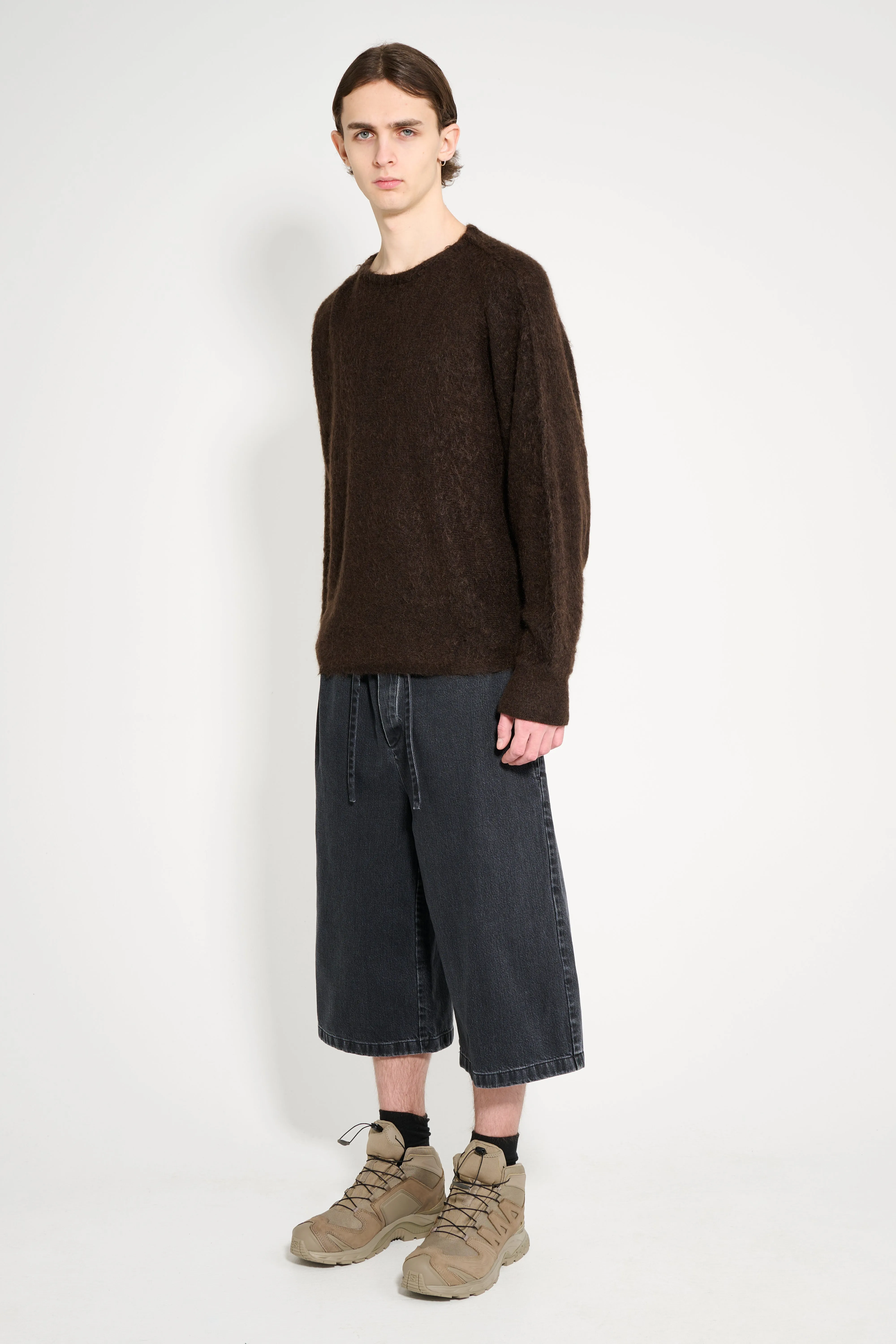 RIER Denim Bermuda Anthracite sold by Tres Bien product image thumbnail 4