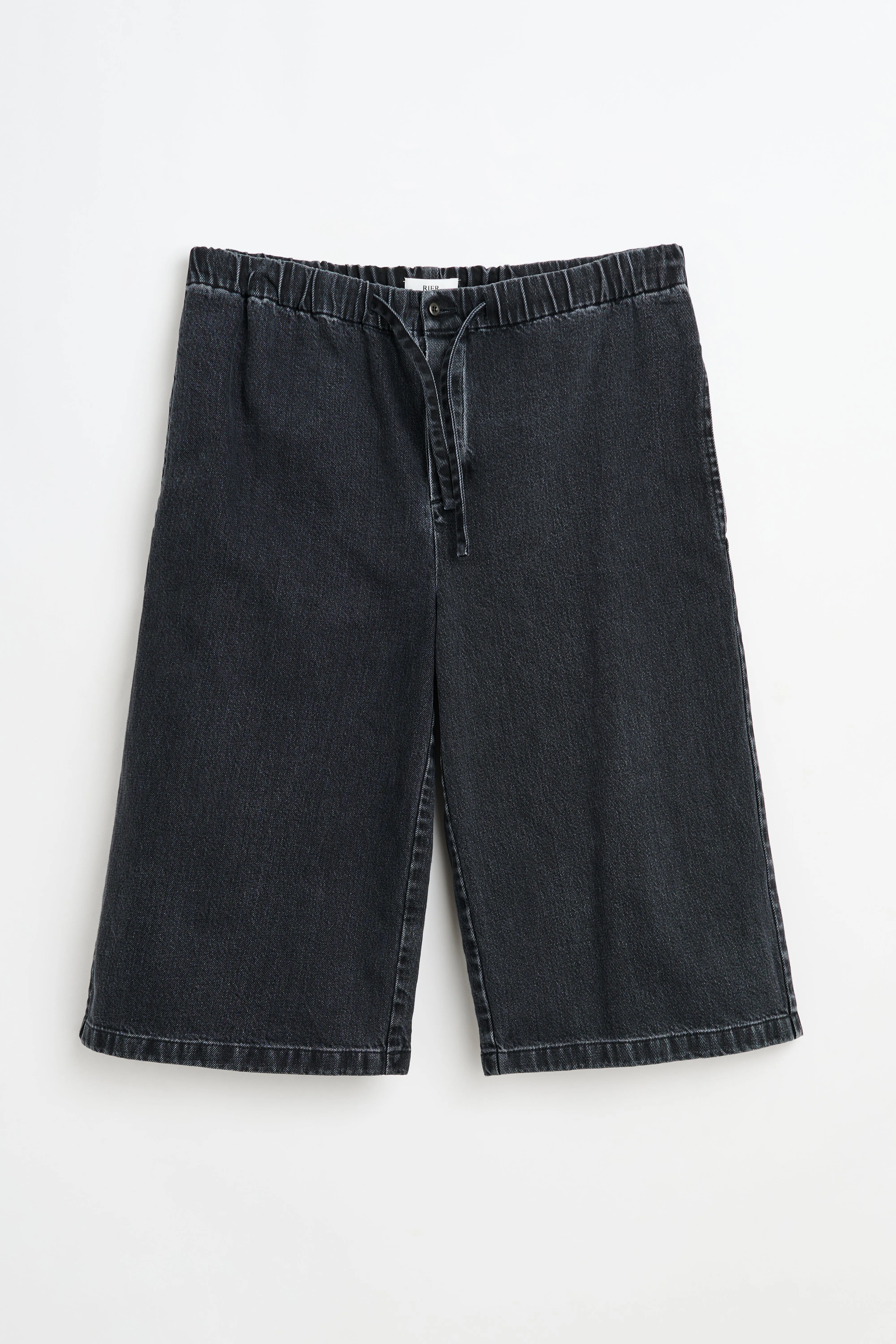 RIER Denim Bermuda Anthracite sold by Tres Bien