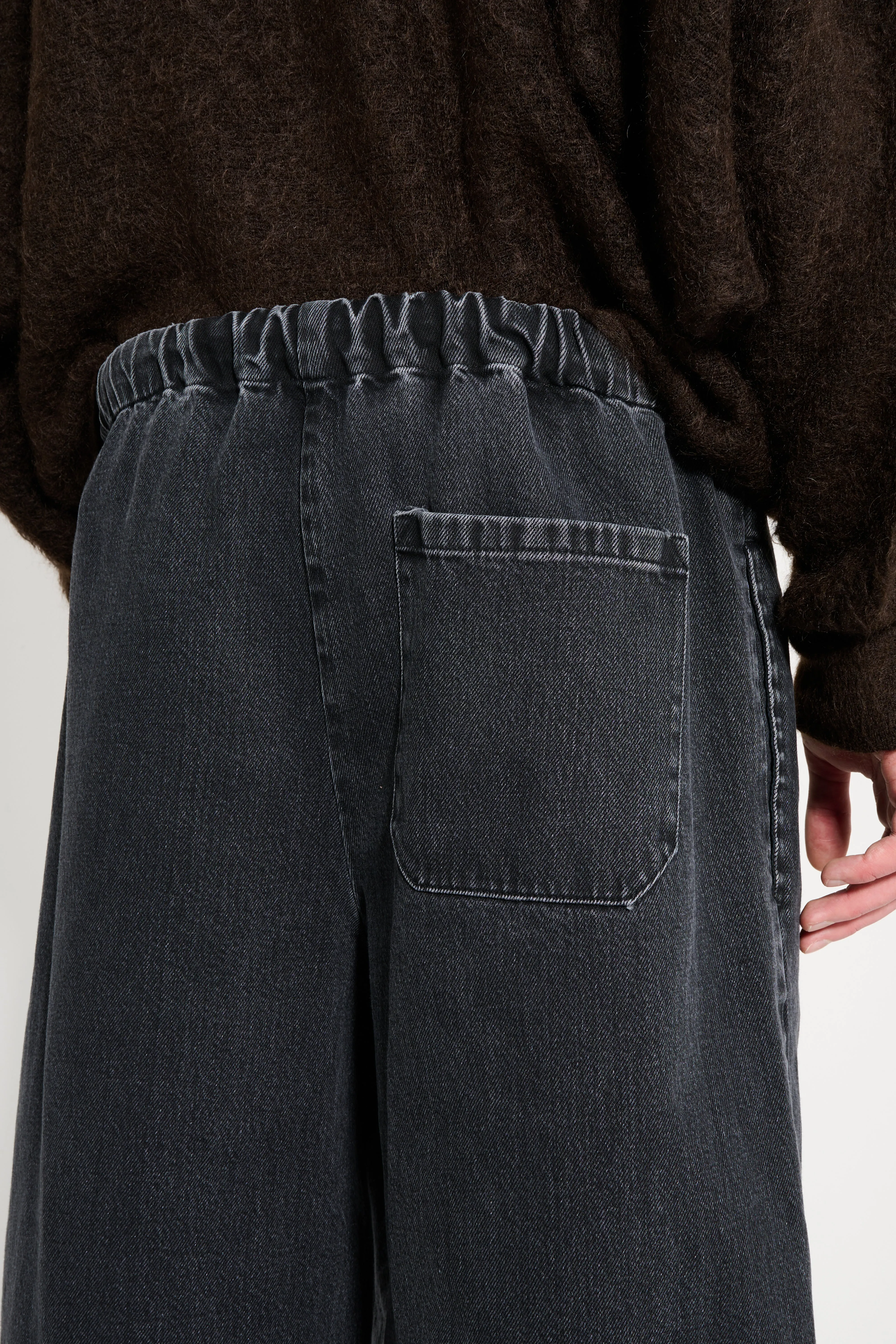 RIER Denim Bermuda Anthracite sold by Tres Bien product image thumbnail 3