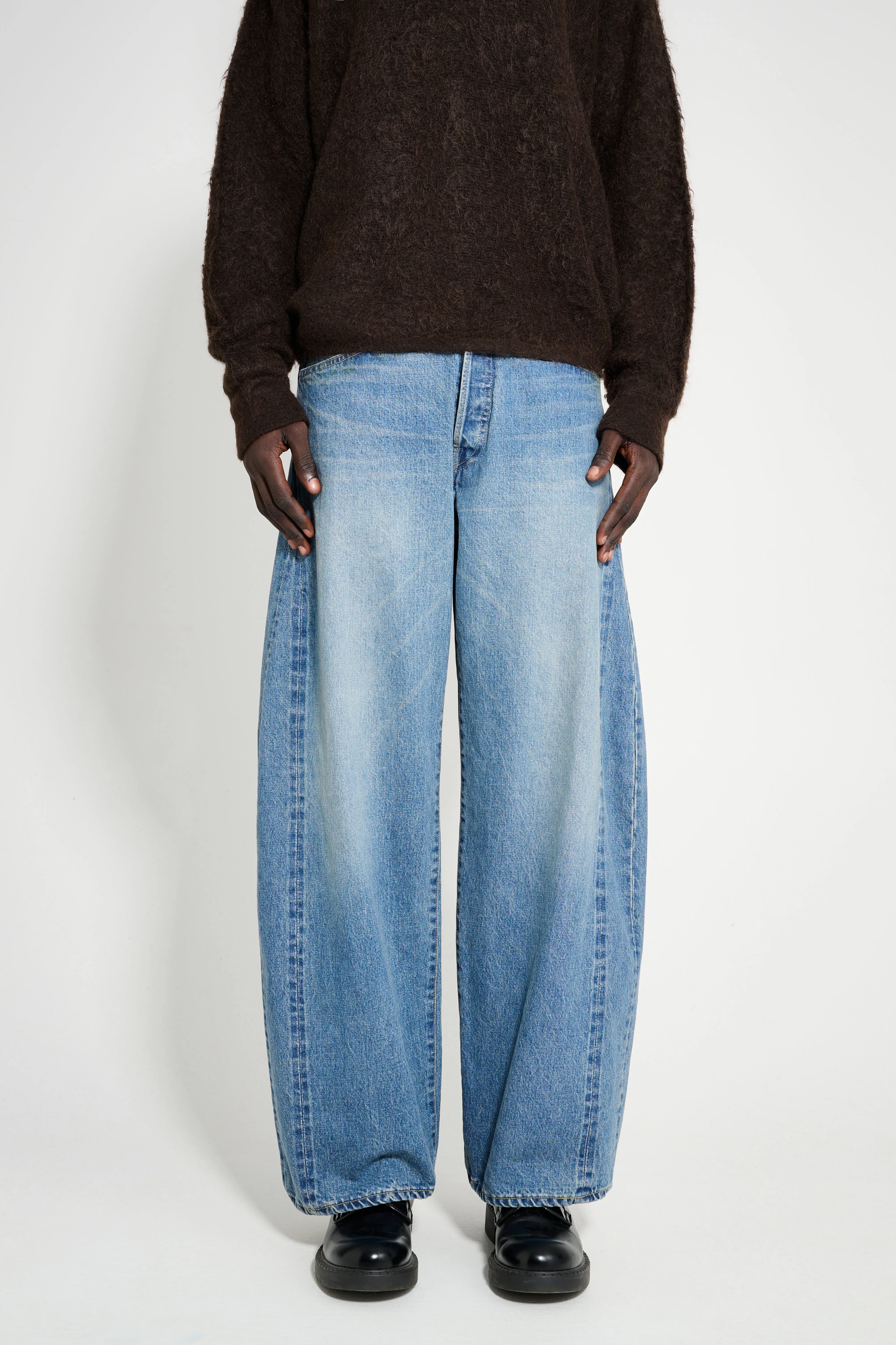 ssstein Deformation Wide Vintage Denim Jeans Indigo sold by Tres Bien product image thumbnail 2