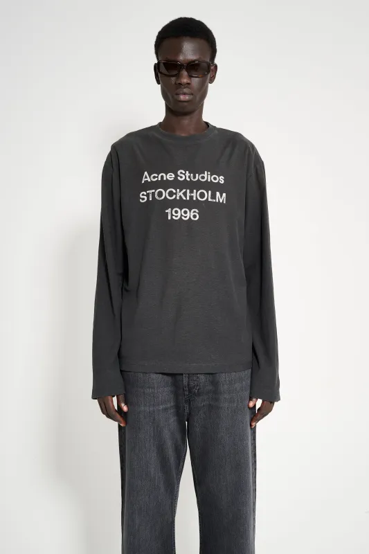 Acne Studios 1996 Long Sleeve T-shirt Faded Black made by Acne Studios