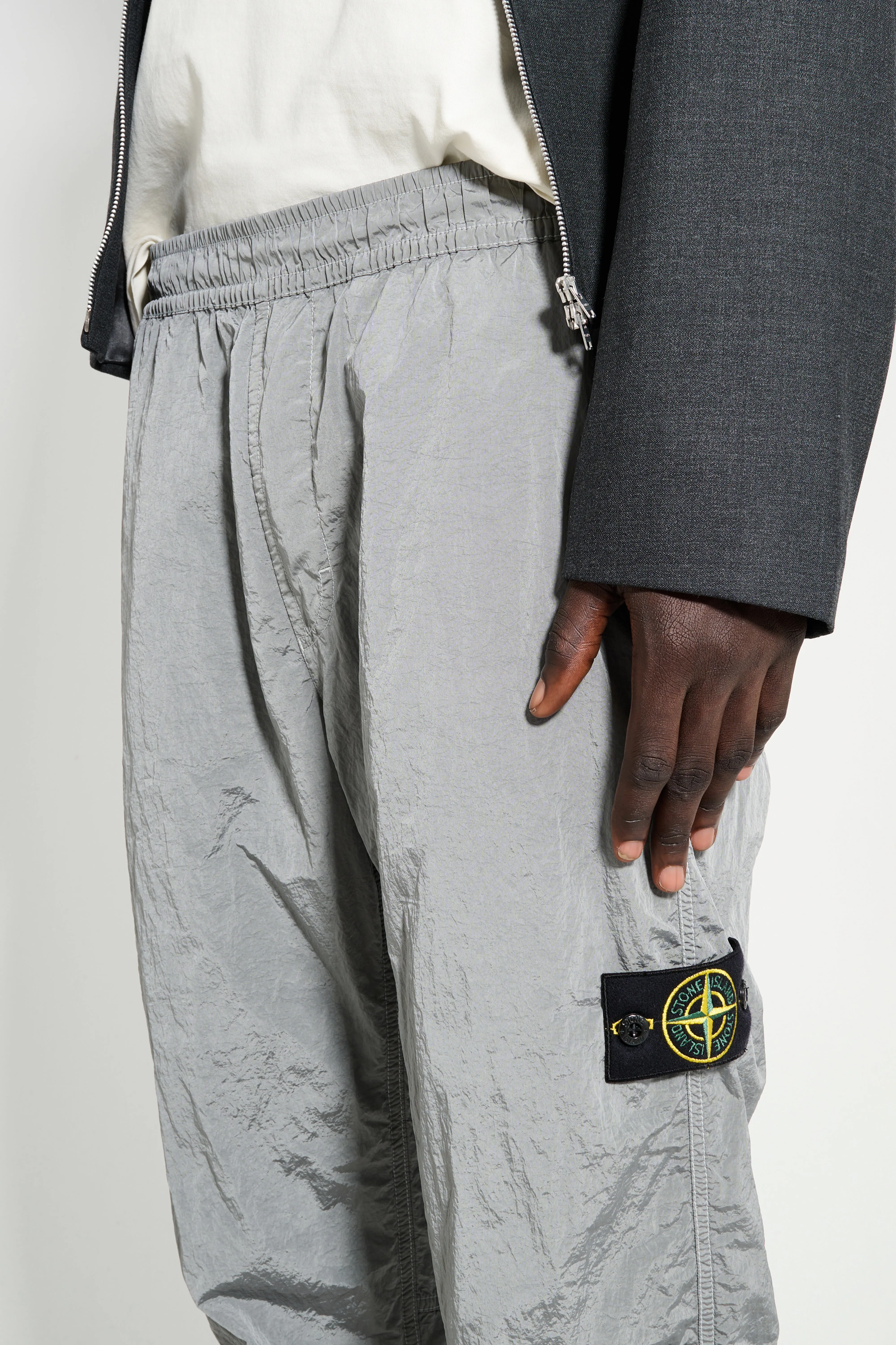 Stone Island Pants Pearl Grey sold by Tres Bien product image thumbnail 4