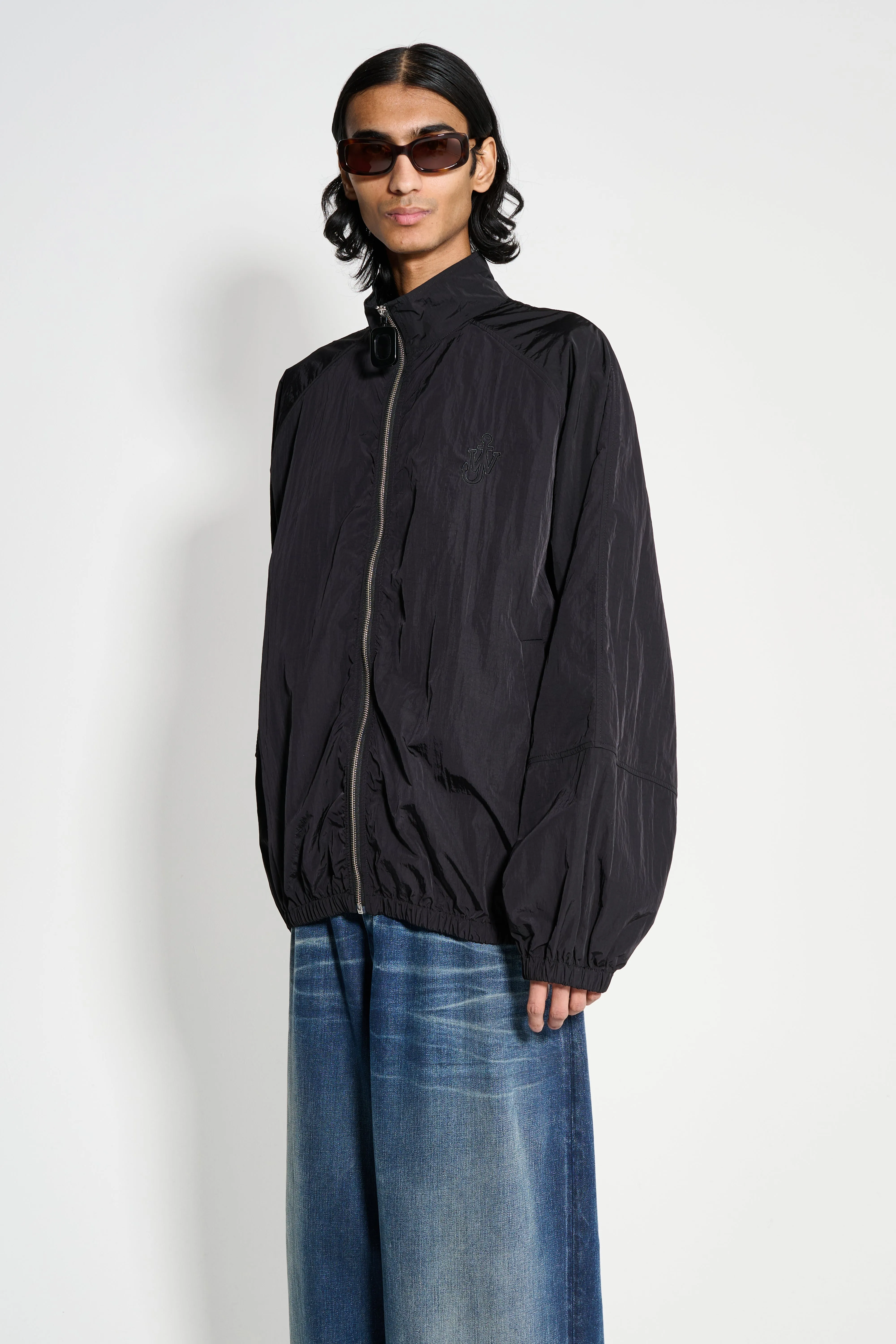 JW Anderson Raglan Sleeve Track Jacket Black sold by Tres Bien product image thumbnail 2