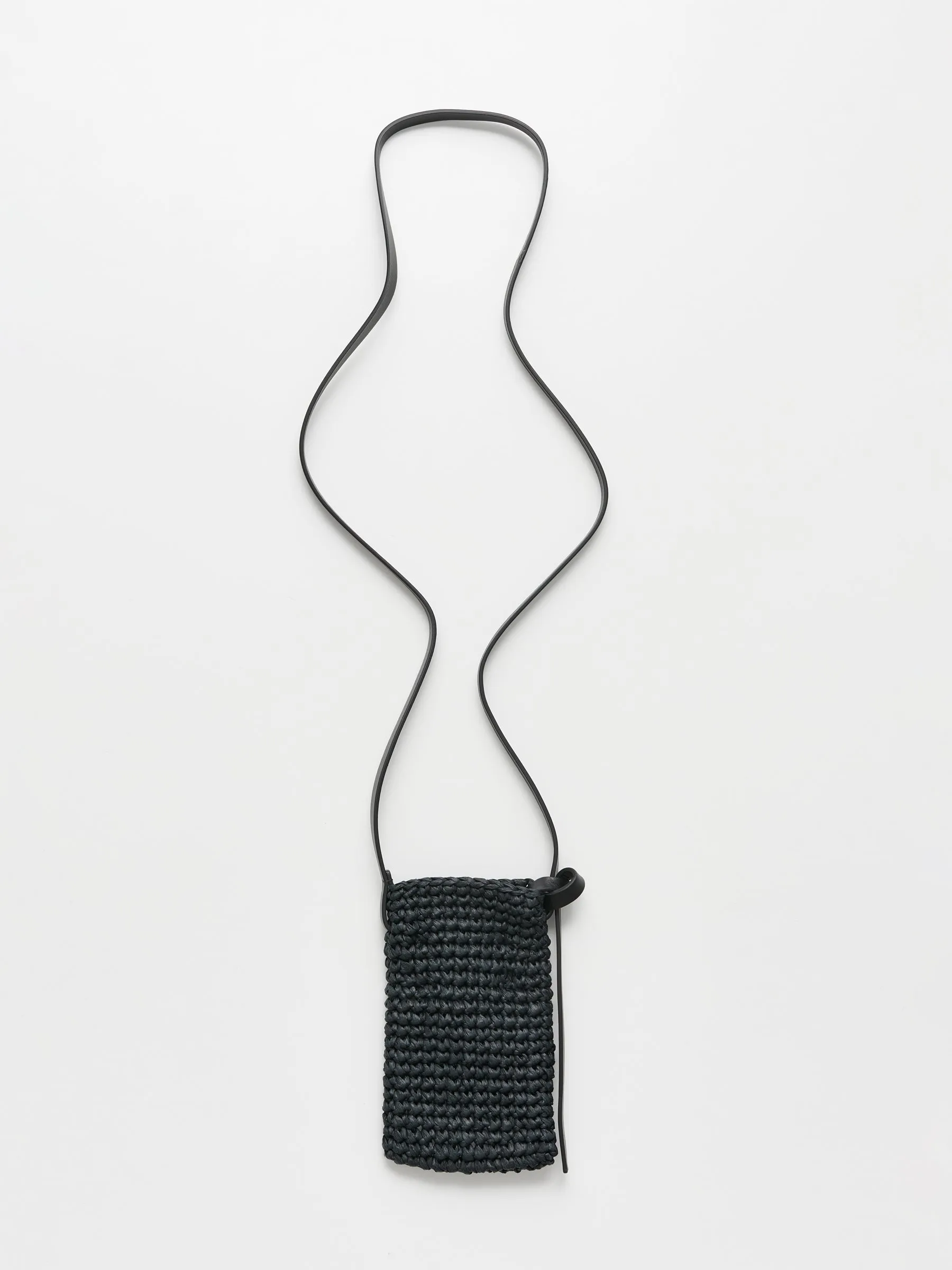Jil Sander+ Crochet Phone Pocket Bag Black sold by Tres Bien product image thumbnail 2