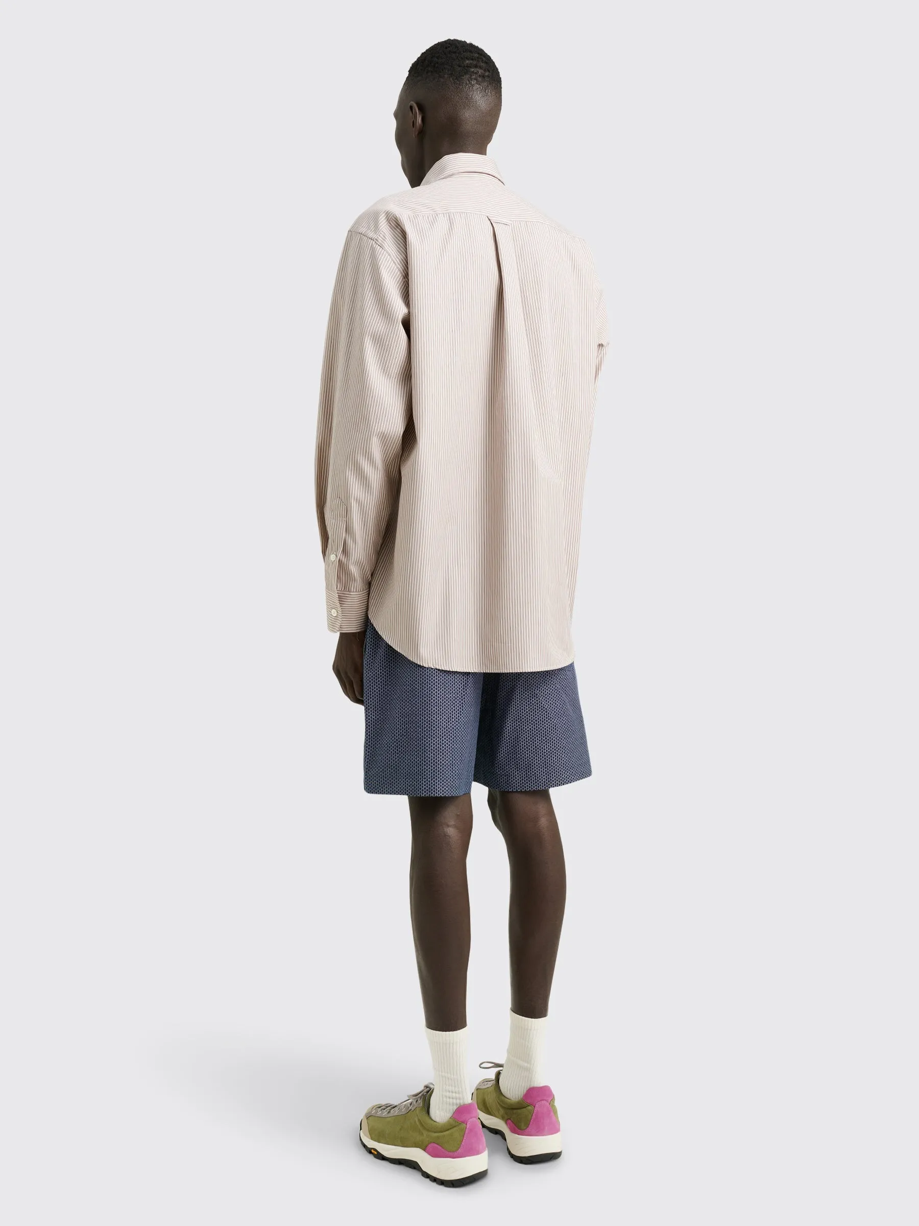 TRÈS BIEN everywear Short Leg Shorts Jacquard Pattern Blue sold by Tres Bien product image thumbnail 3