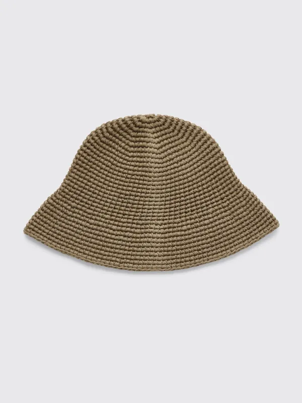 Our Legacy Tom Tom Hat Uniform Olive Tousled Cotton made by Our Legacy