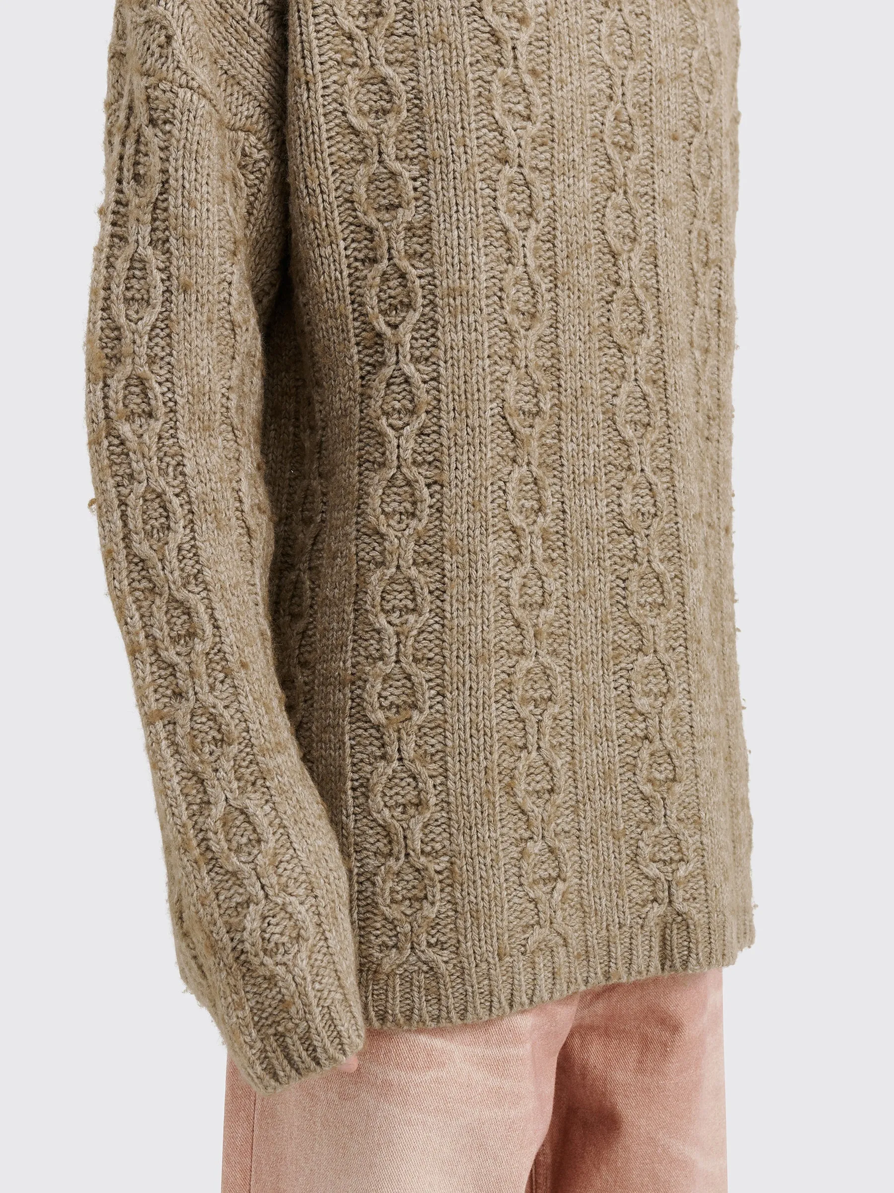 Our Legacy Funky Chain Knit Popover Roundneck Sweater Peafowl sold by Tres Bien product image thumbnail 5