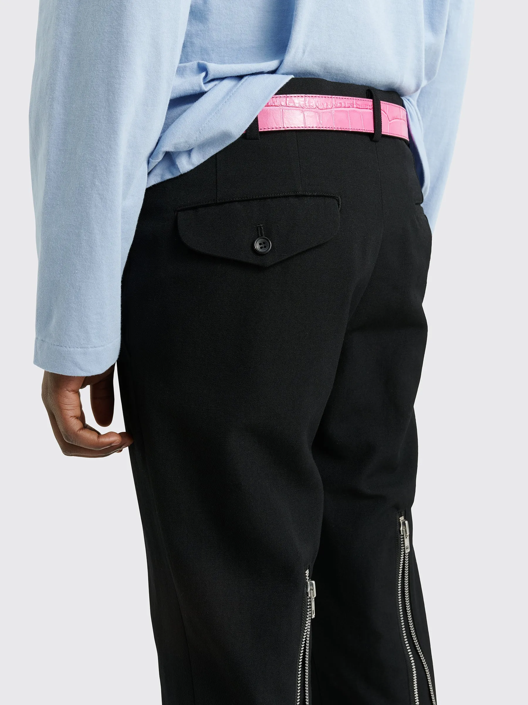 Comme des Garçons Homme Plus Zipper Pants Black sold by Tres Bien product image thumbnail 5