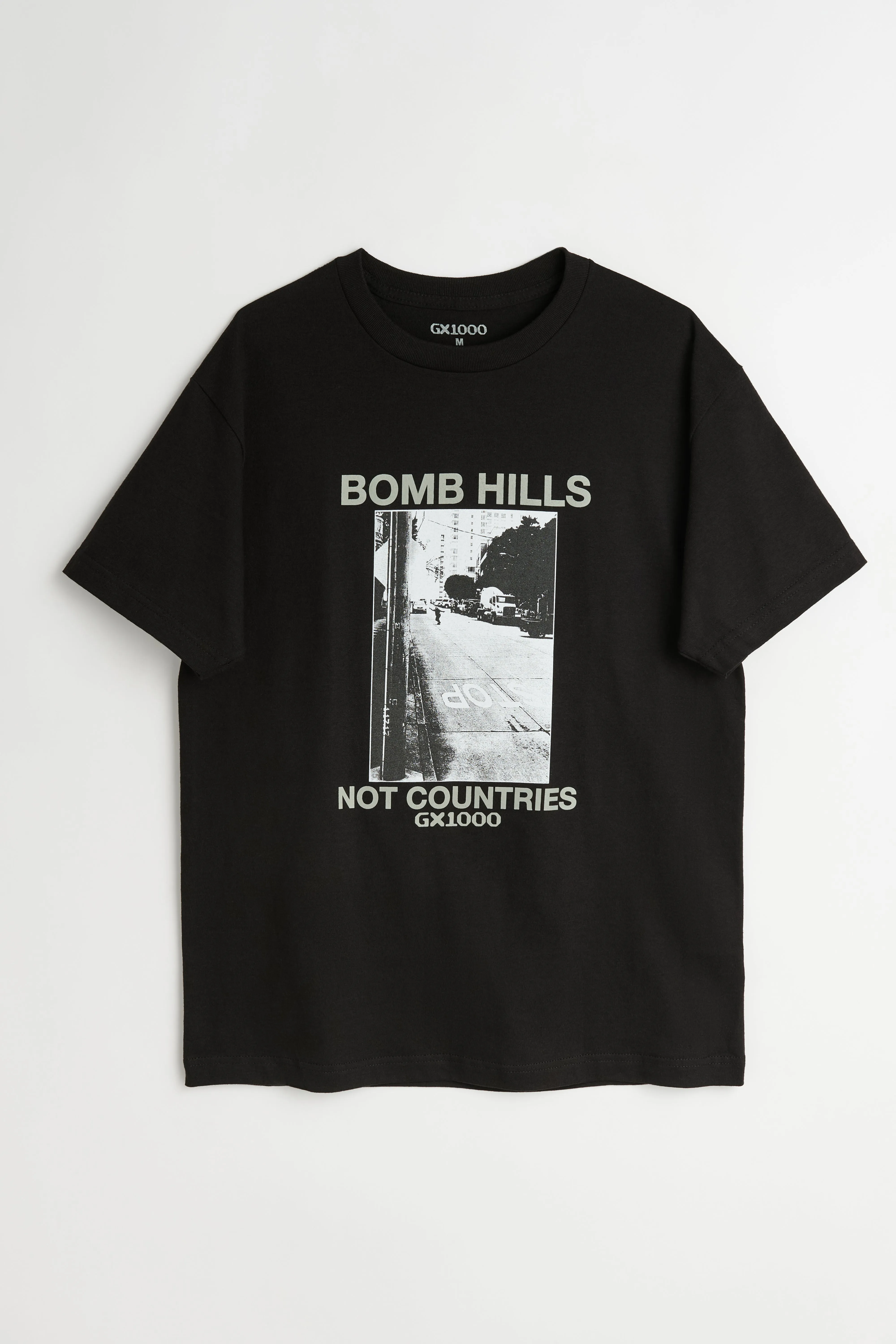 GX1000 Bomb Hills Tee Black / Grey sold by Tres Bien