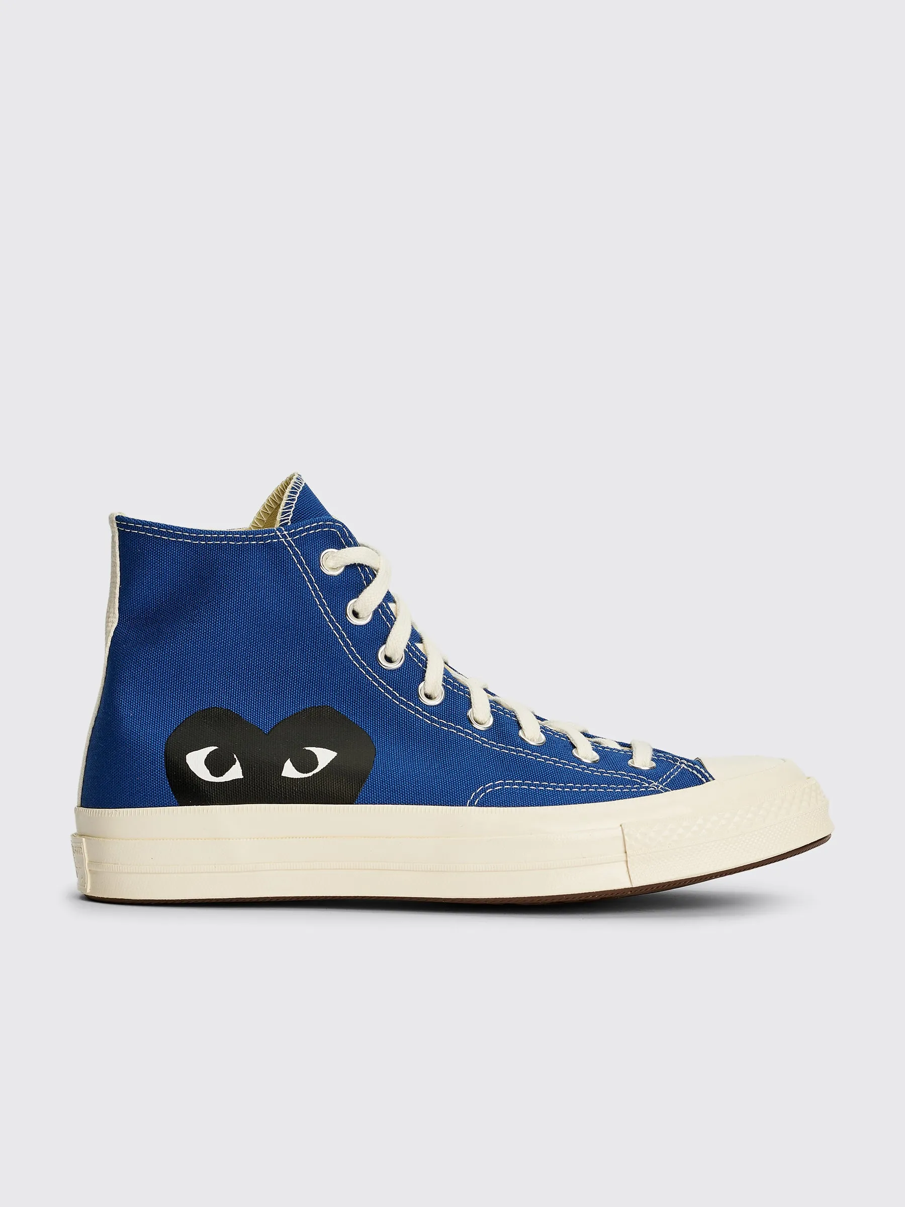 Comme des Garçons Play x Converse Chuck 70 Hi Blue Quartz sold by Tres Bien