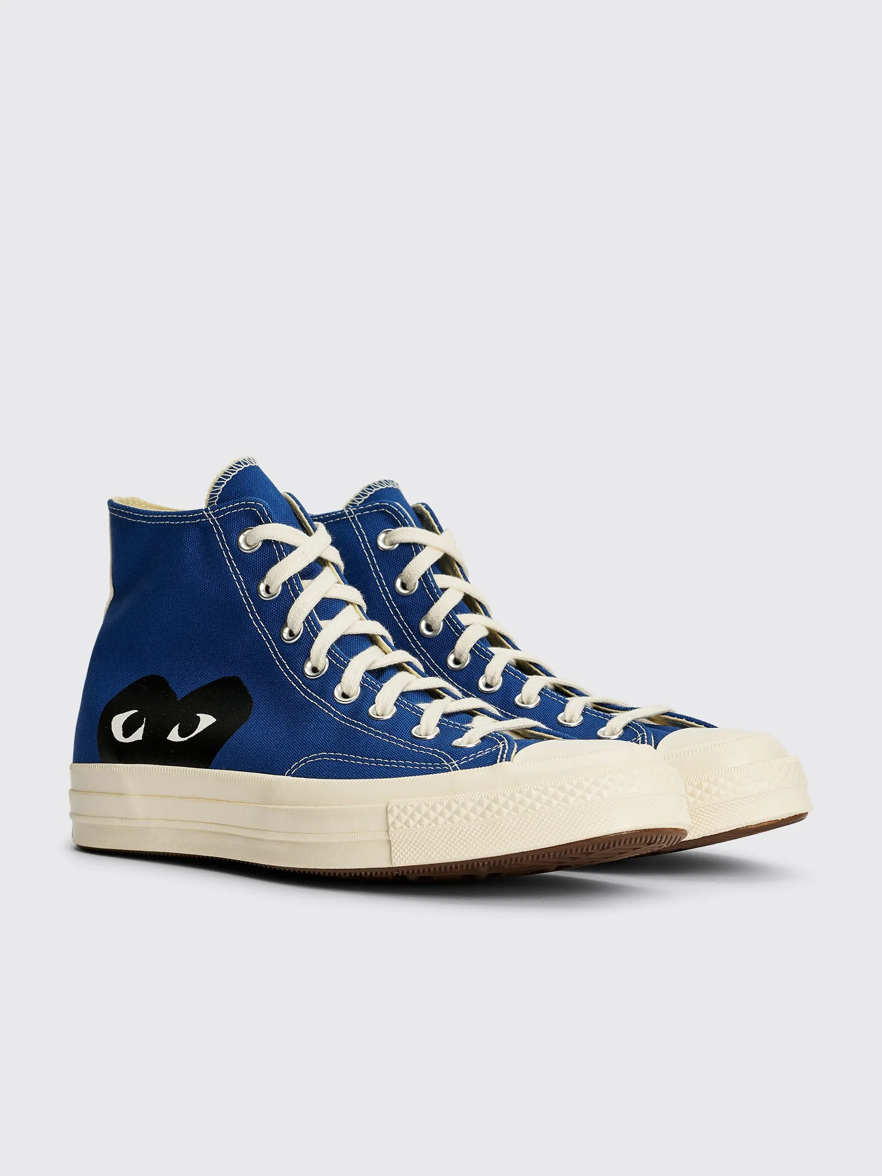 Comme des Garçons Play x Converse Chuck 70 Hi Blue Quartz sold by Tres Bien product image thumbnail 3