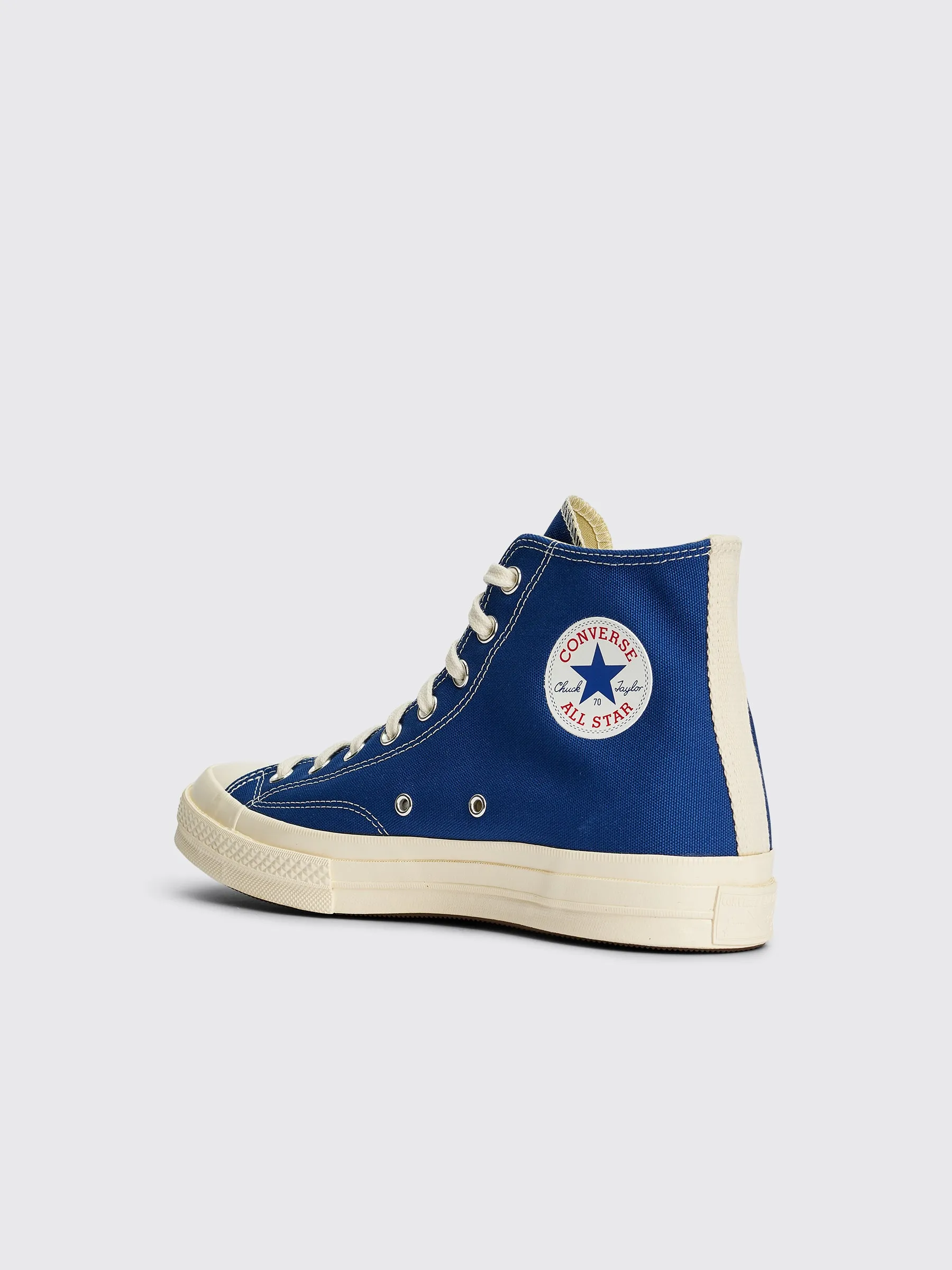Comme des Garçons Play x Converse Chuck 70 Hi Blue Quartz sold by Tres Bien product image thumbnail 2