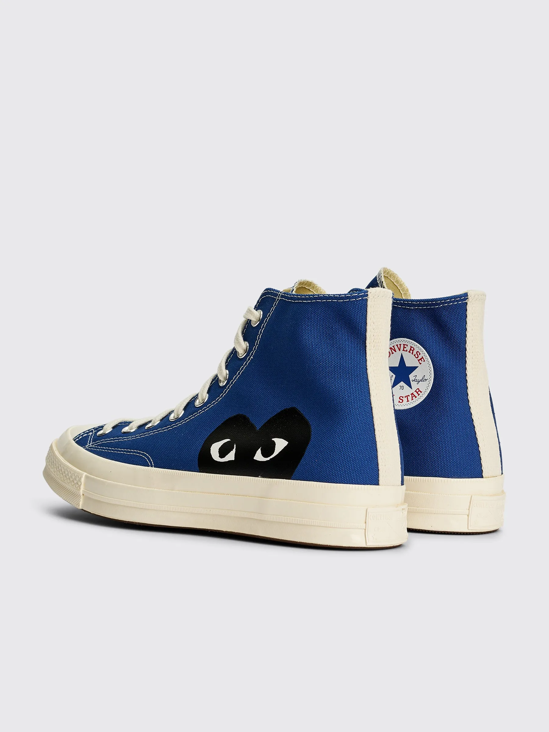 Comme des Garçons Play x Converse Chuck 70 Hi Blue Quartz sold by Tres Bien product image thumbnail 4