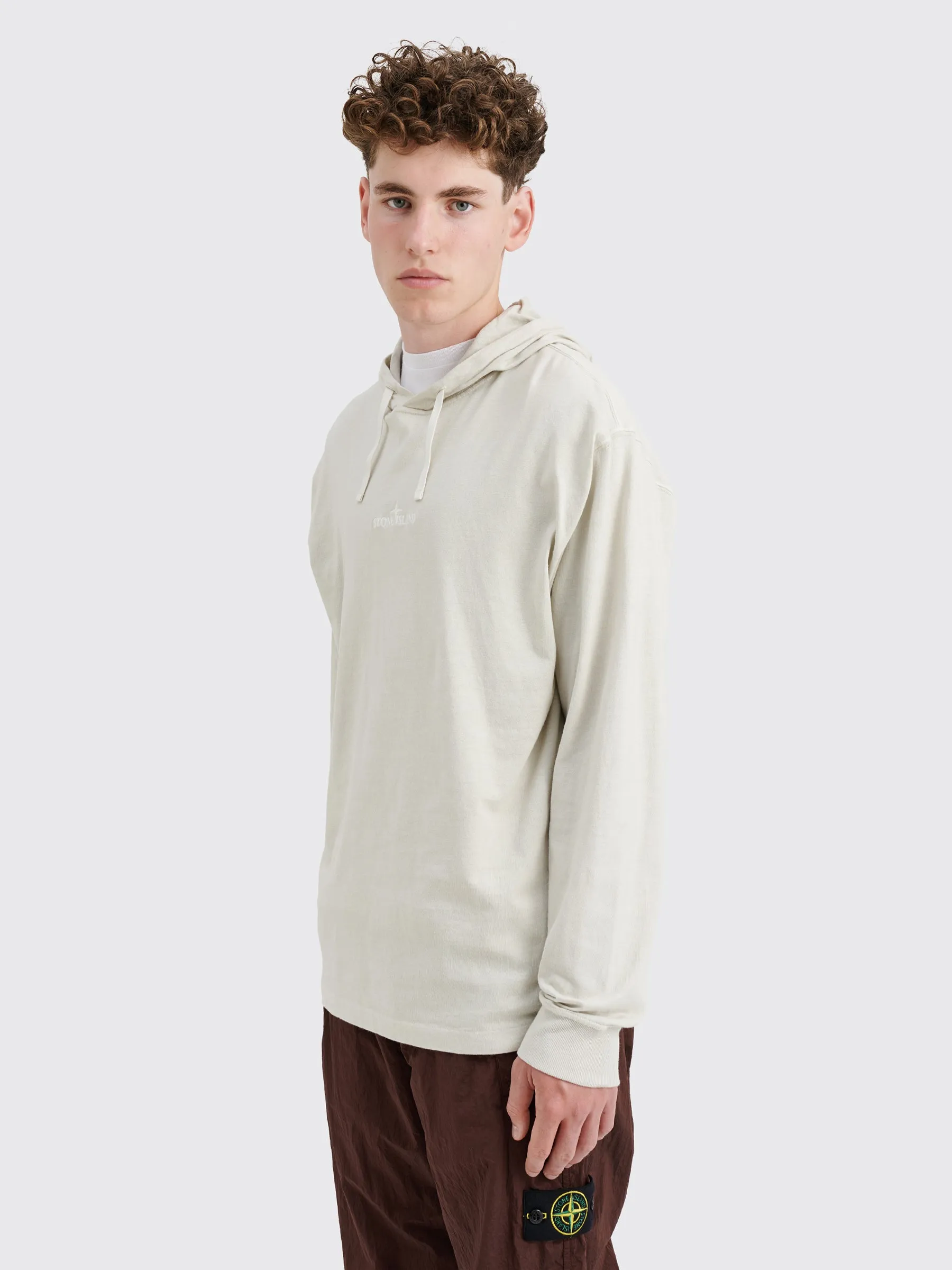 Stone Island Hooded Chest Logo T-shirt Plaster sold by Tres Bien product image thumbnail 2