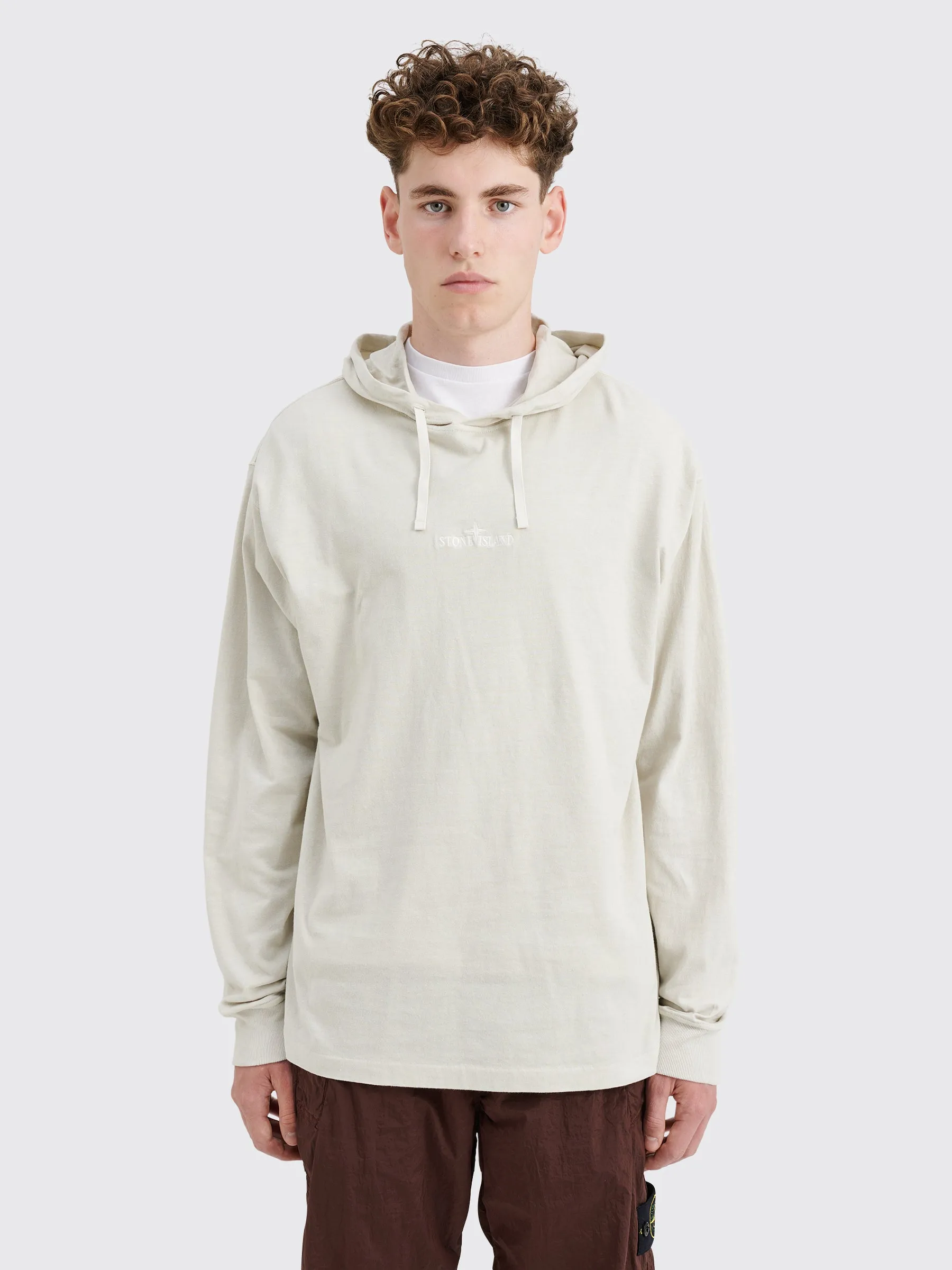 Stone Island Hooded Chest Logo T-shirt Plaster sold by Tres Bien