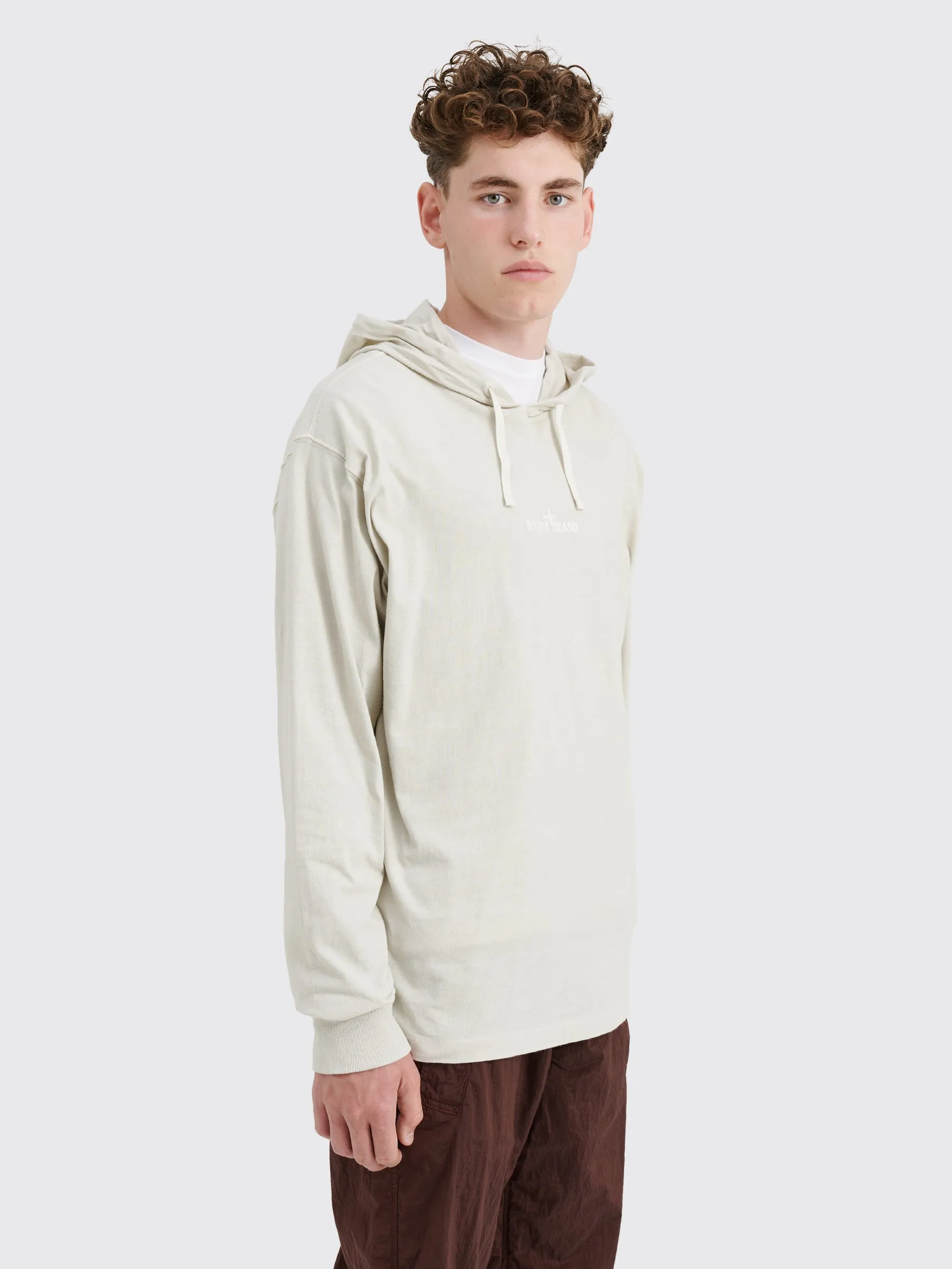 Stone Island Hooded Chest Logo T-shirt Plaster sold by Tres Bien product image thumbnail 4