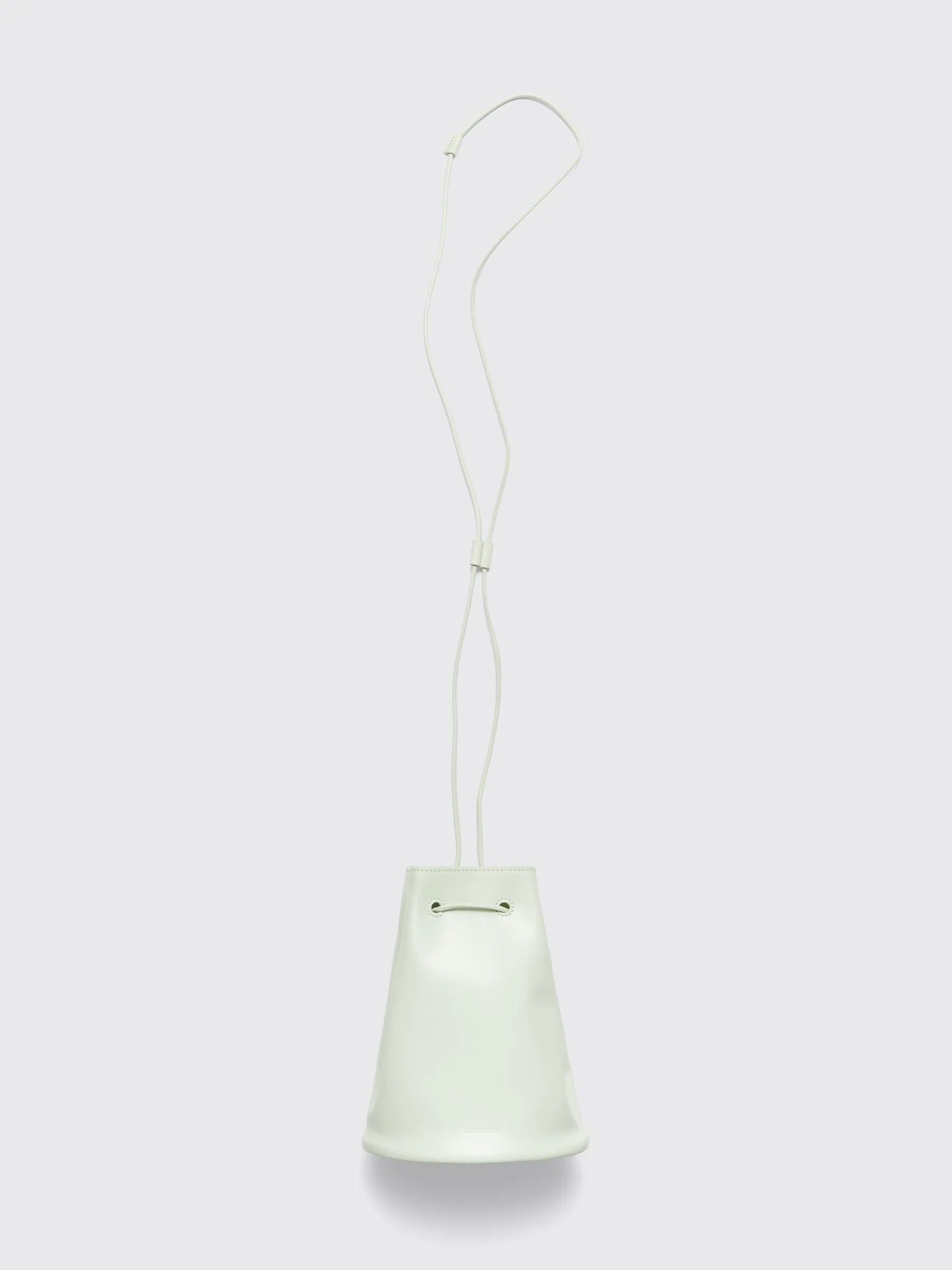 Jil Sander Climb Drawstring Shoulder Bag China Blue sold by Tres Bien